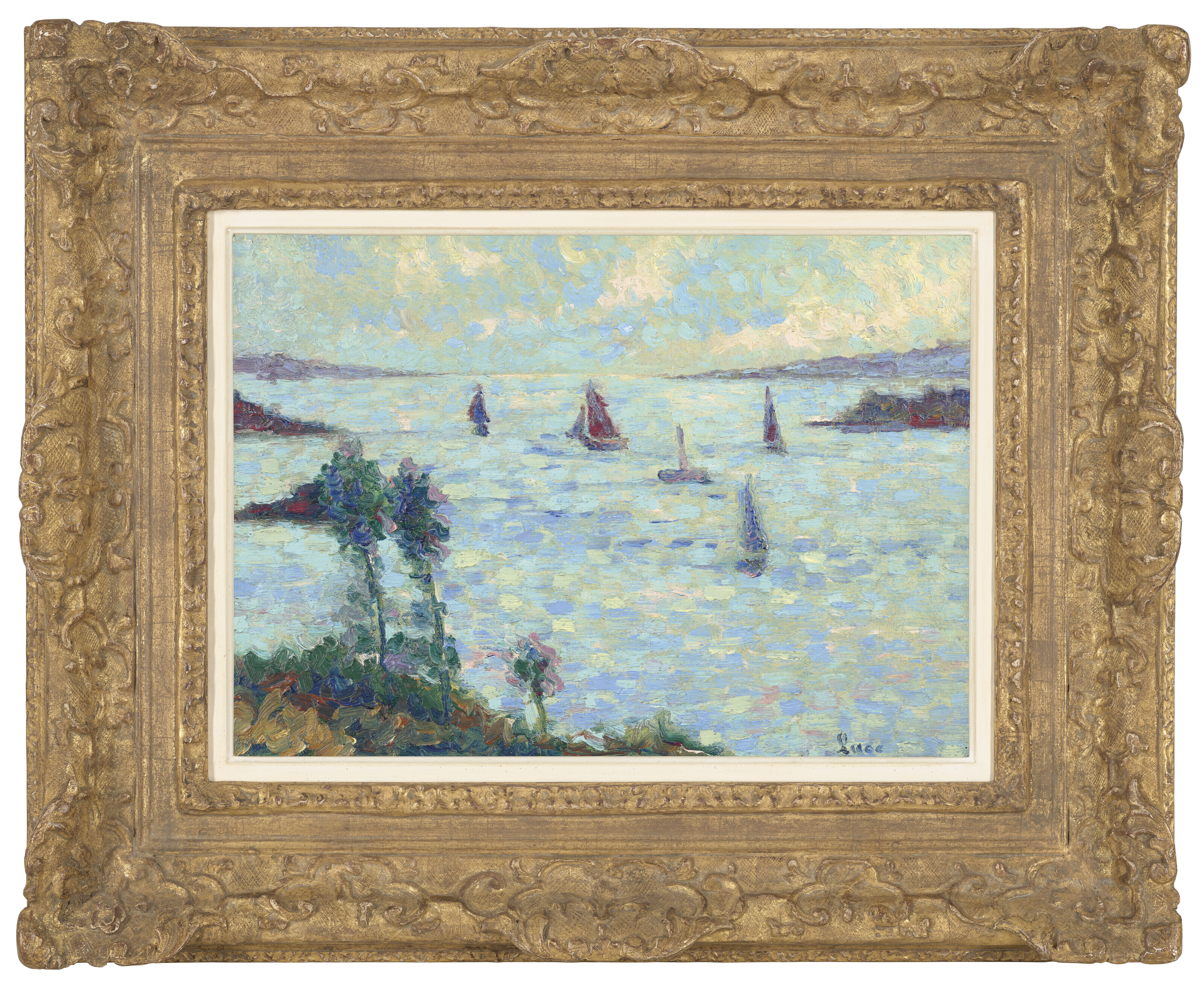 Maximilien Luce — Вуали большого размера в Кермустере, изображение 2