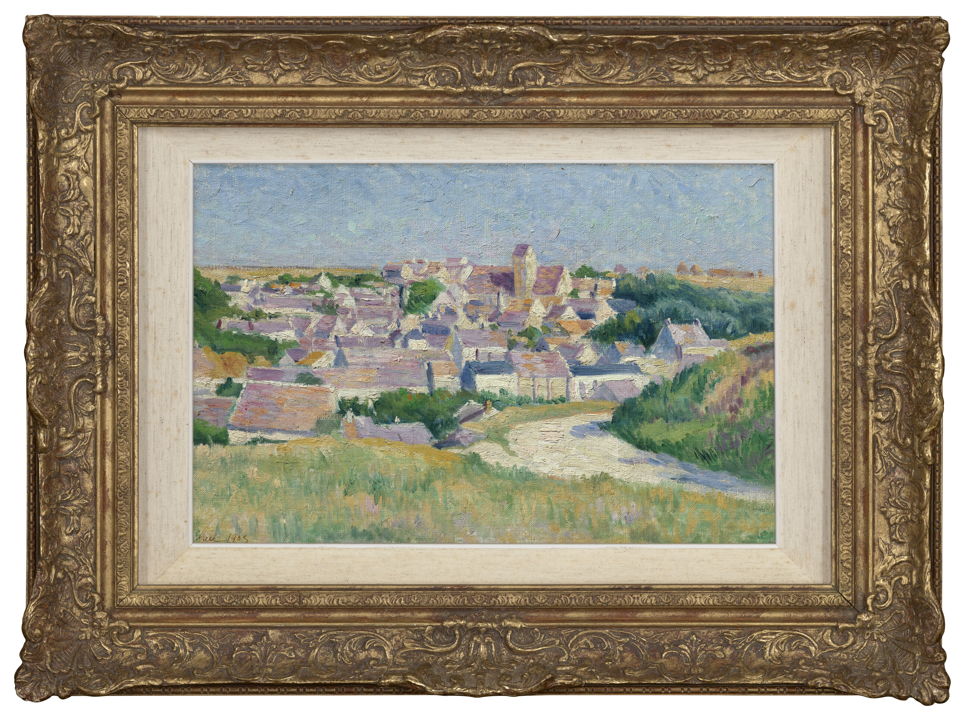 Maximilien Luce — Мулине, вход в деревню, изображение 2