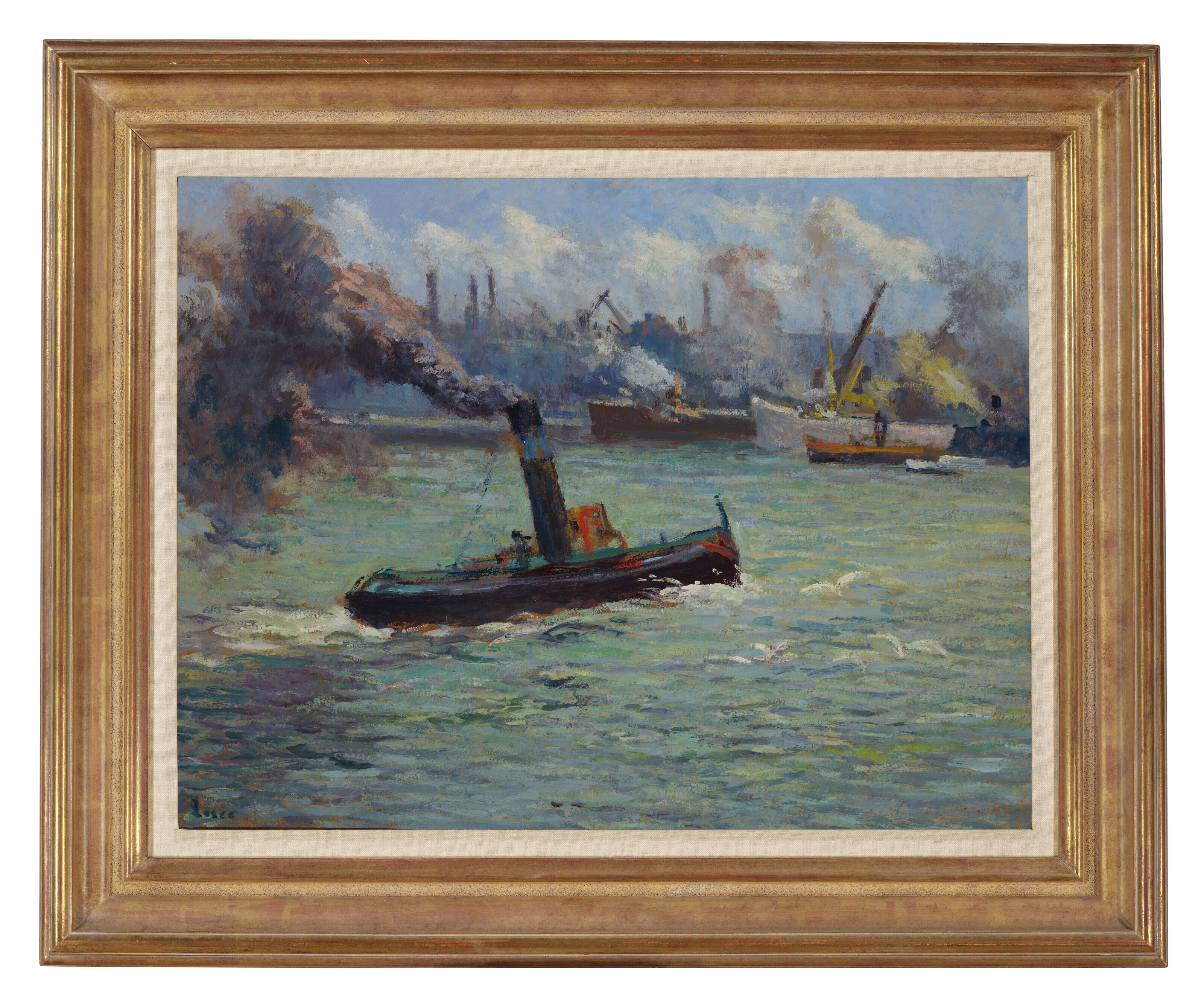 Maximilien Luce — Порт-де-Руан, изображение 2