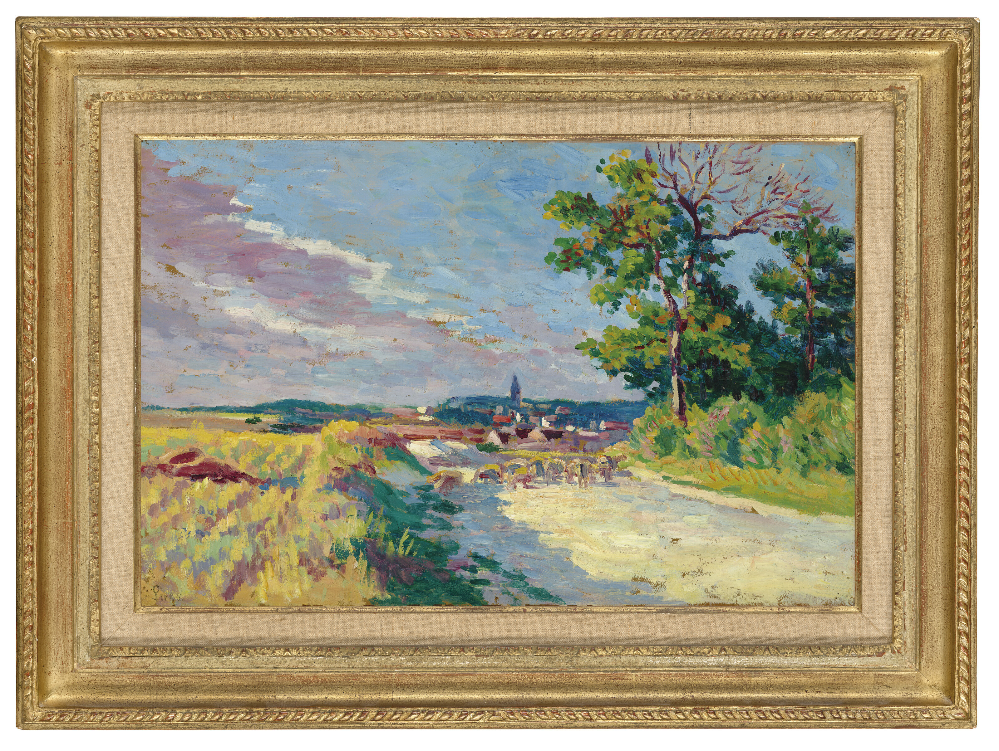 Maximilien Luce — Оплата в Меревиле, изображение 2