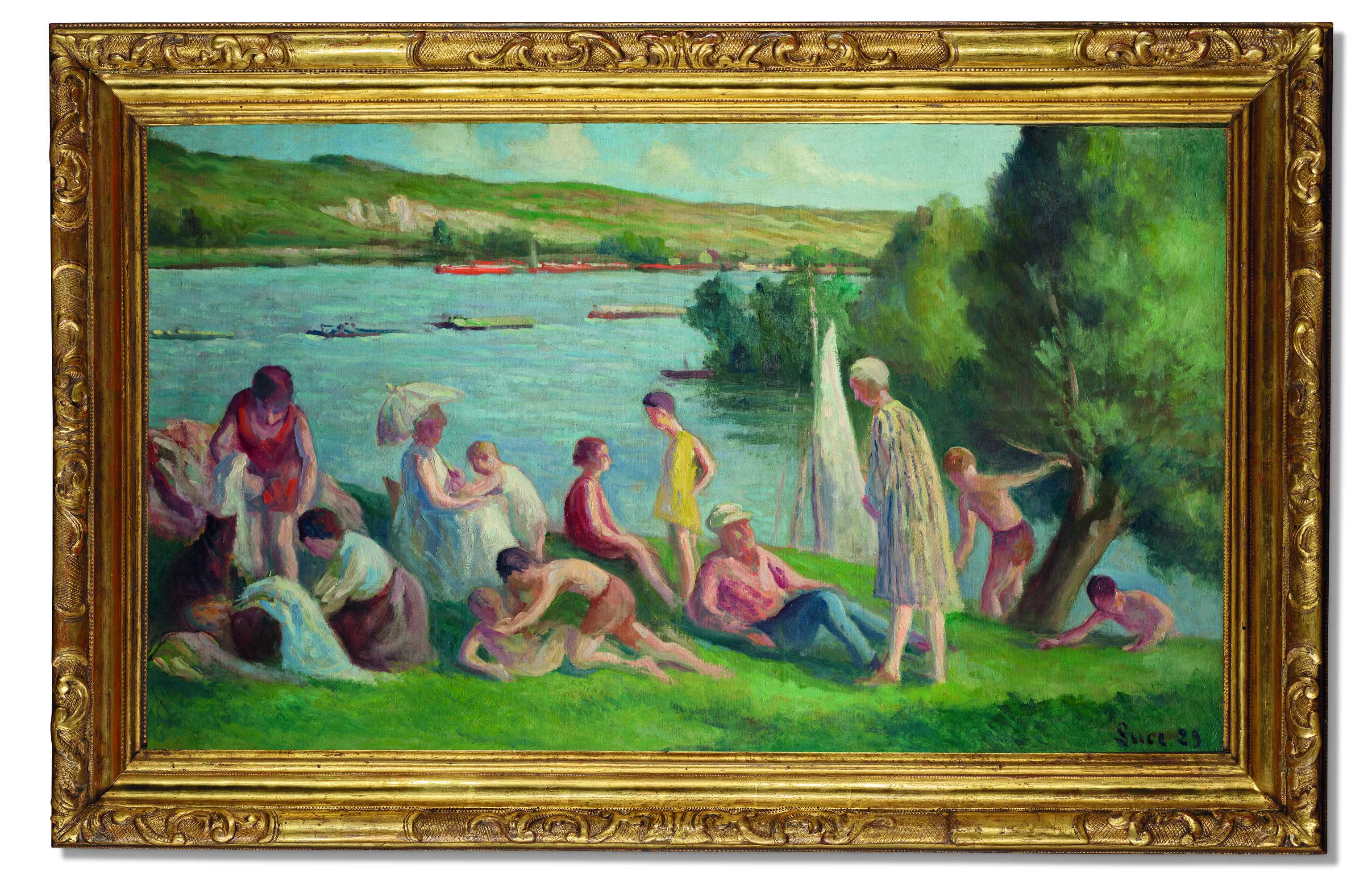 Maximilien Luce — Мерикур, столица на берегу Сены, изображение 3