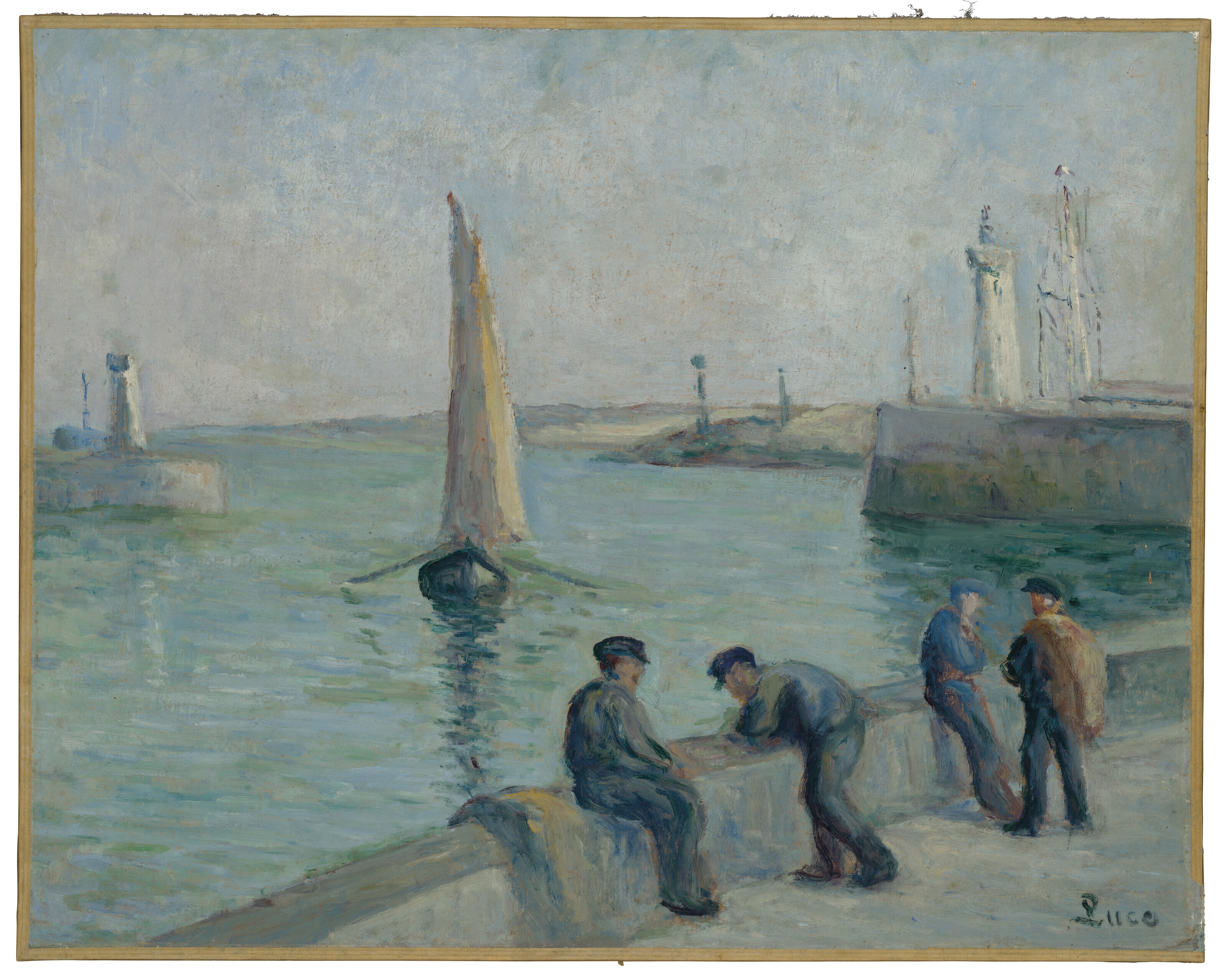 Maximilien Luce — Онфлер, Пешер-сюр-ле-Порт, изображение 2