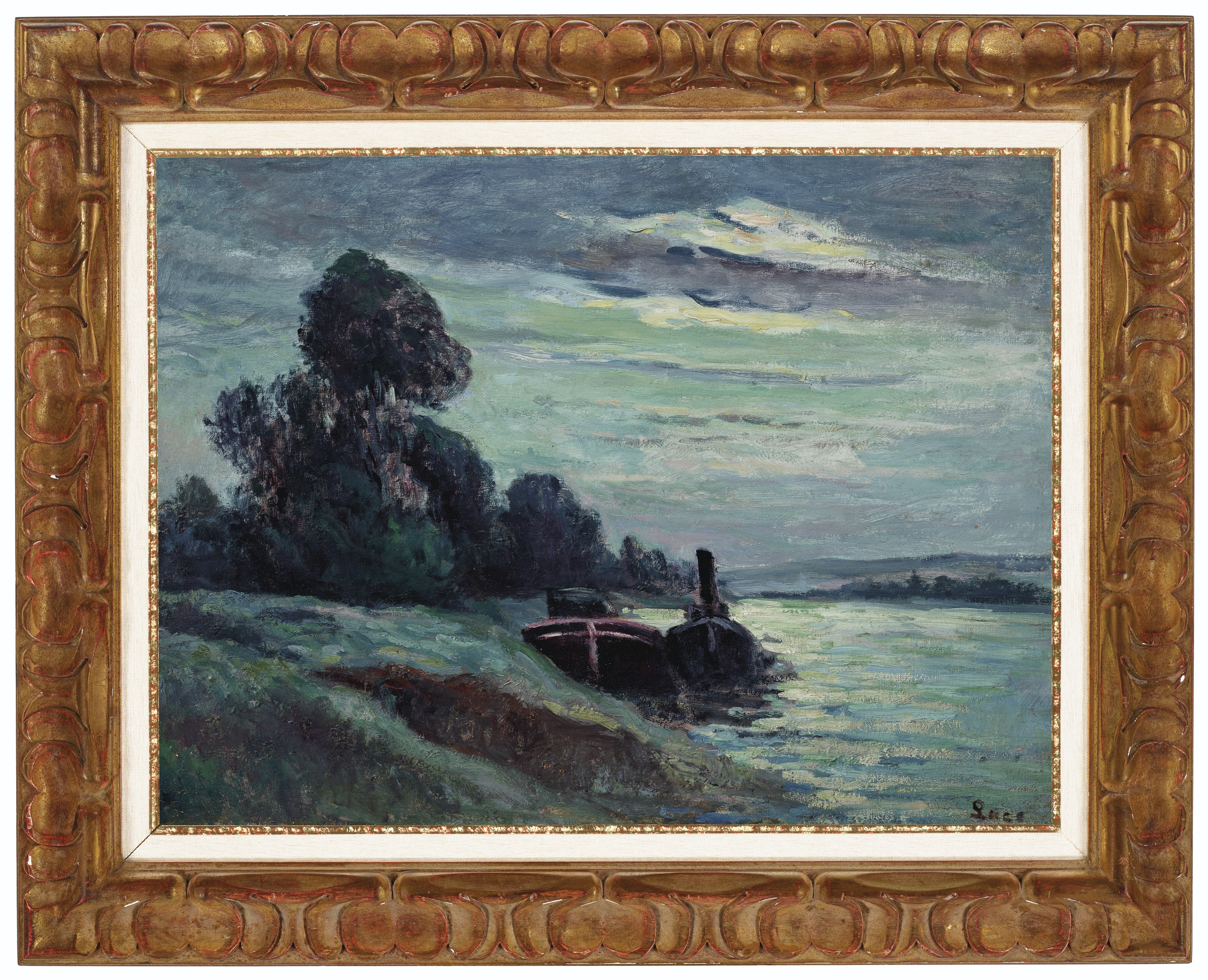 Maximilien Luce — Пениши на берегу Сены, изображение 2