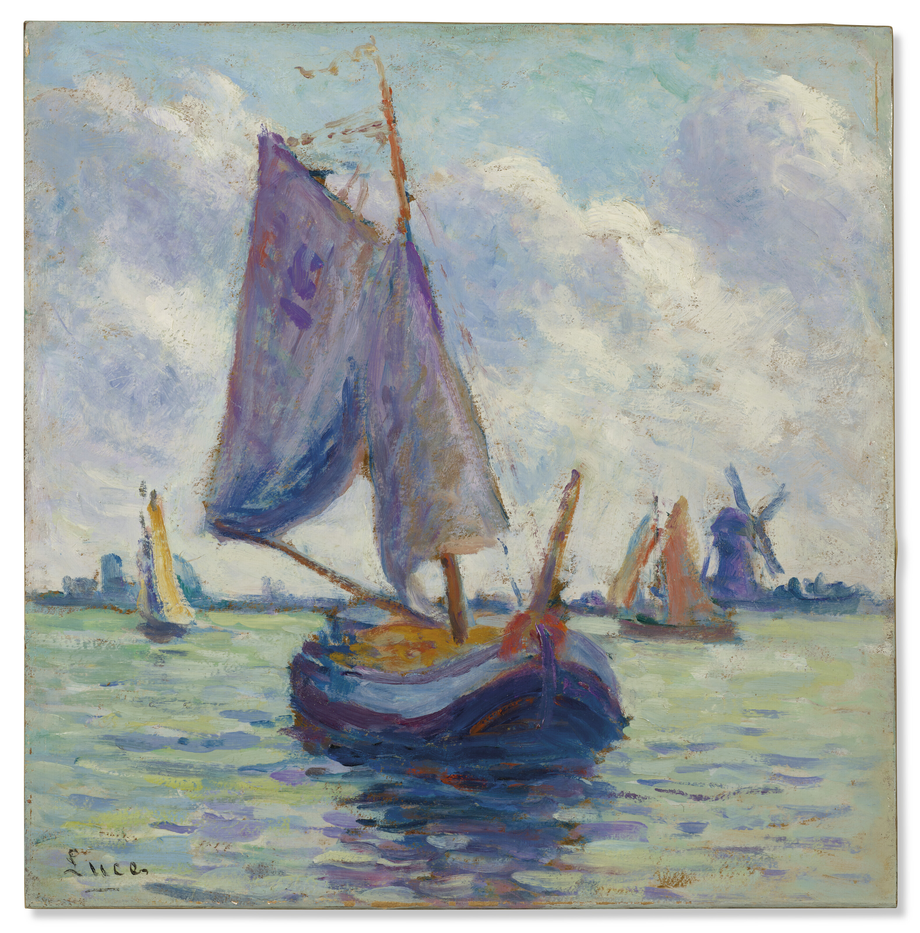 Maximilien Luce — Голландское поле битвы, изображение 3