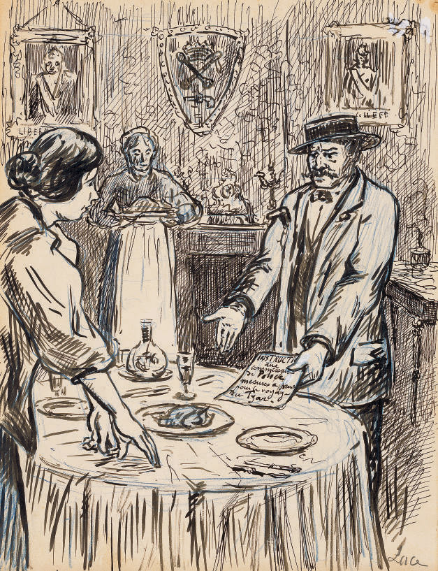 Maximilien Luce — Два дня (1. Ужин и 2. Визит к мале)