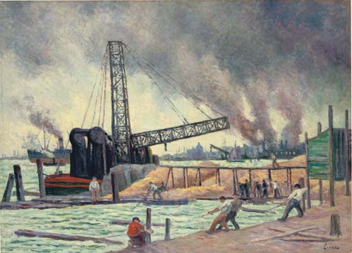 Maximilien Luce — Порт Роттердама