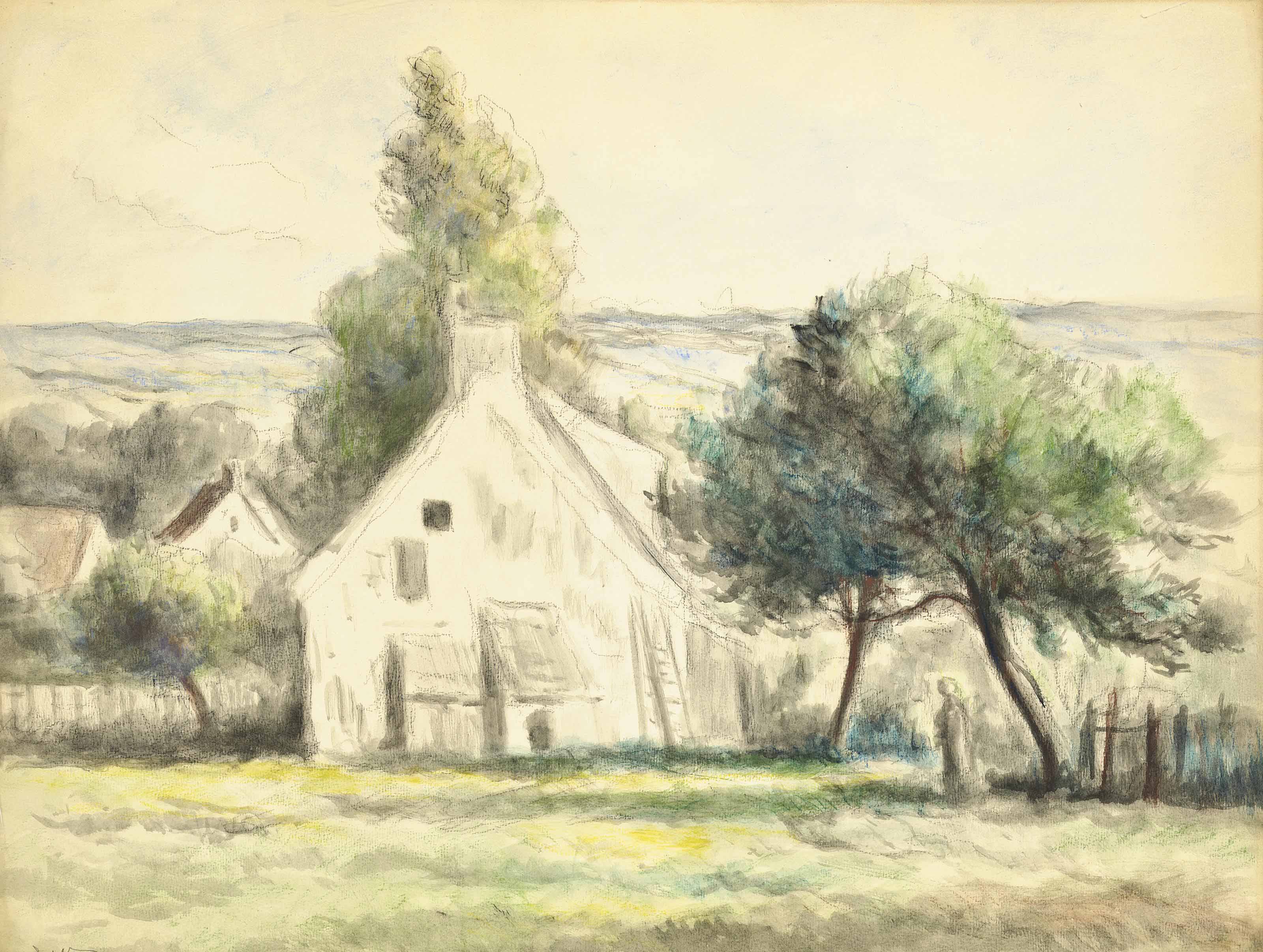 Maximilien Luce — Дом а-ля Кампань