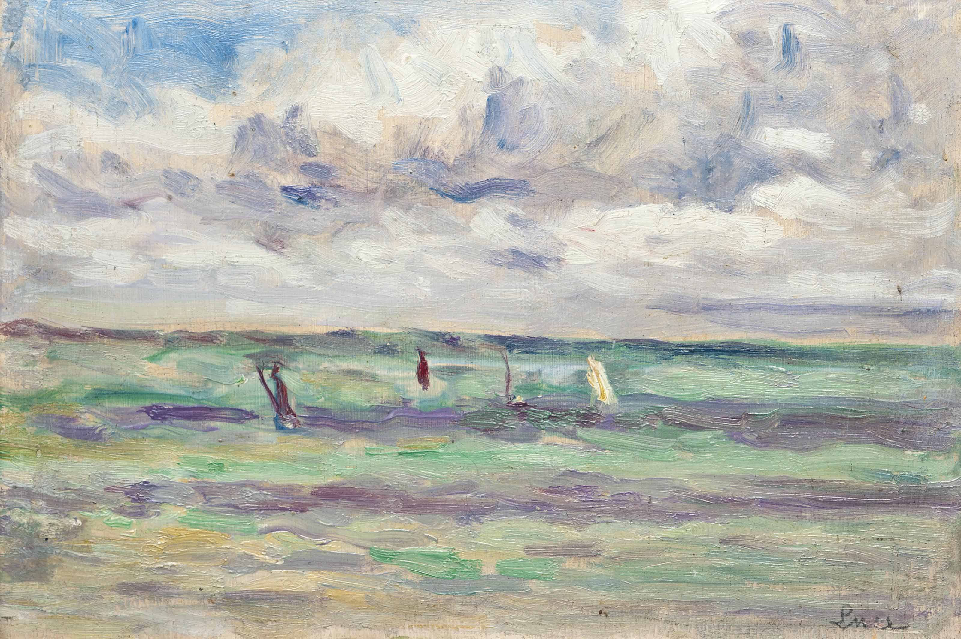 Maximilien Luce — Большие вуали на портале