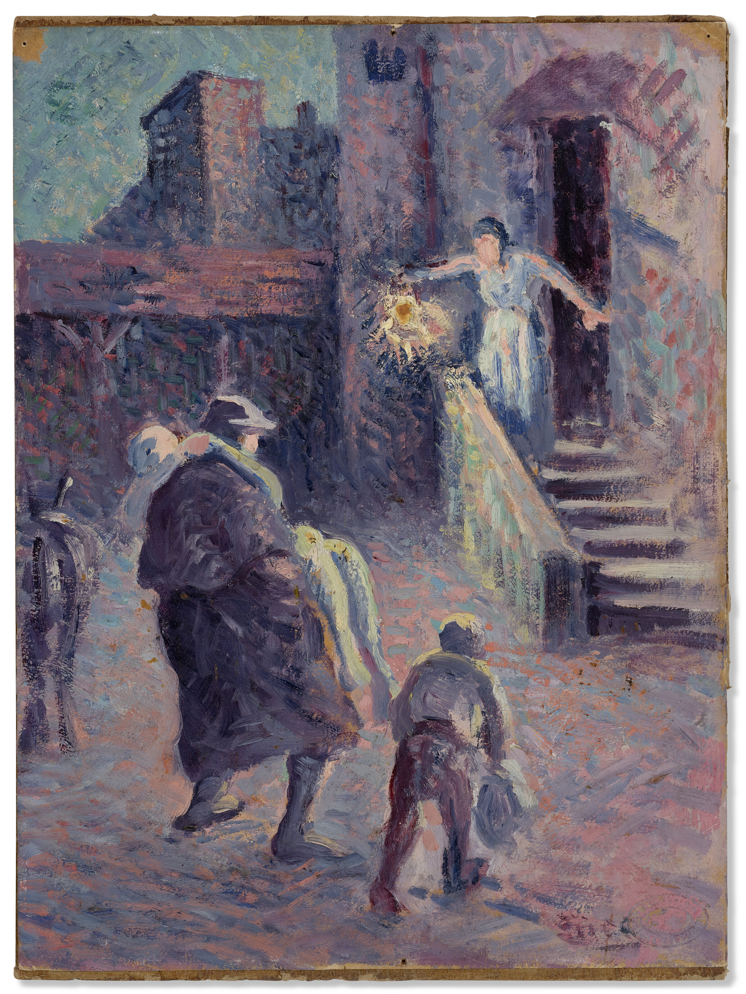 Maximilien Luce — Танец в ночи
