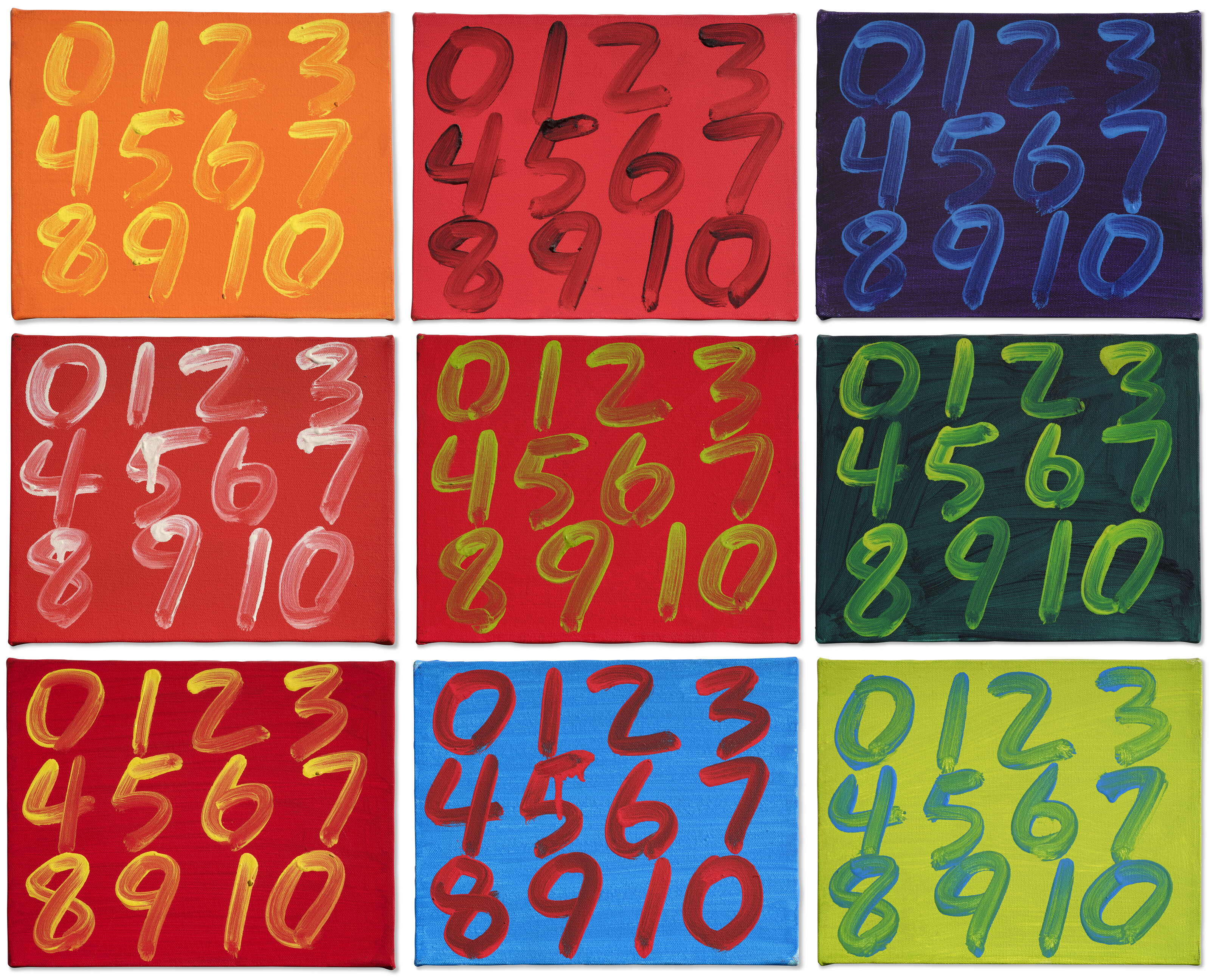 Mel Bochner — Счет 0-10 #1