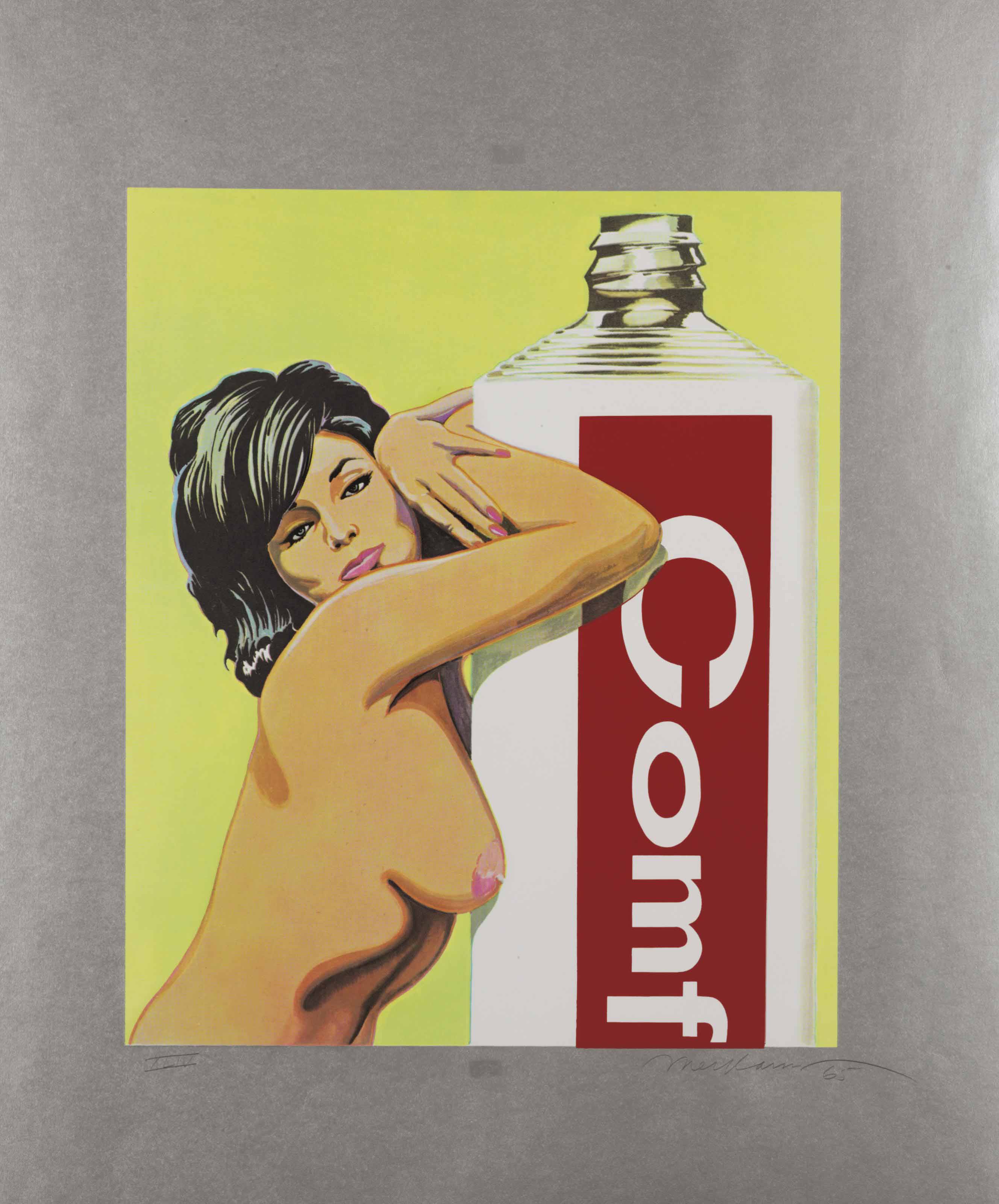 Mel Ramos — Miss Comfort Cream, от 11 поп-артистов, Том III