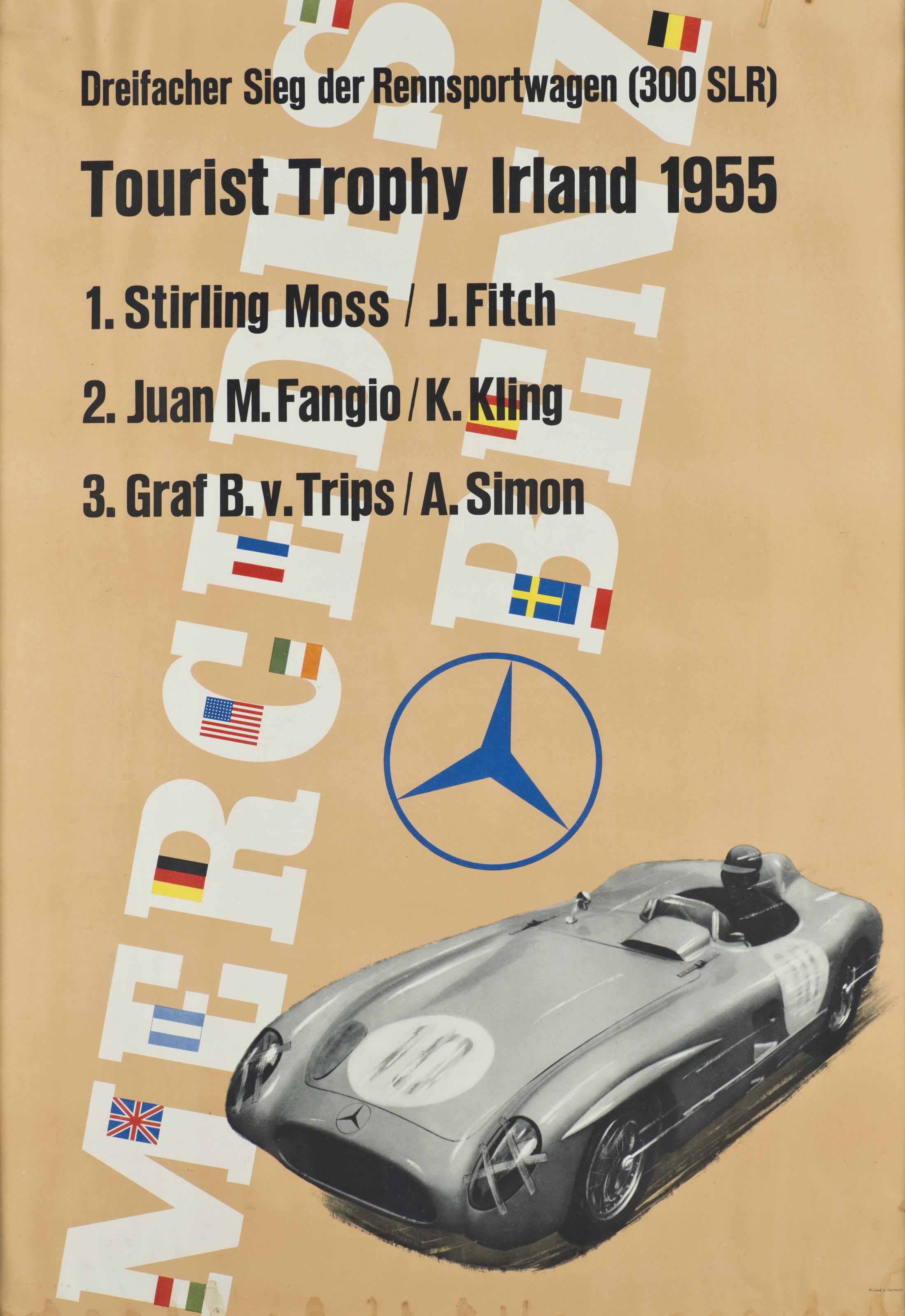 Mercedes-Benz — Mercedes-Benz : Туристический трофей Ирландии, 1955