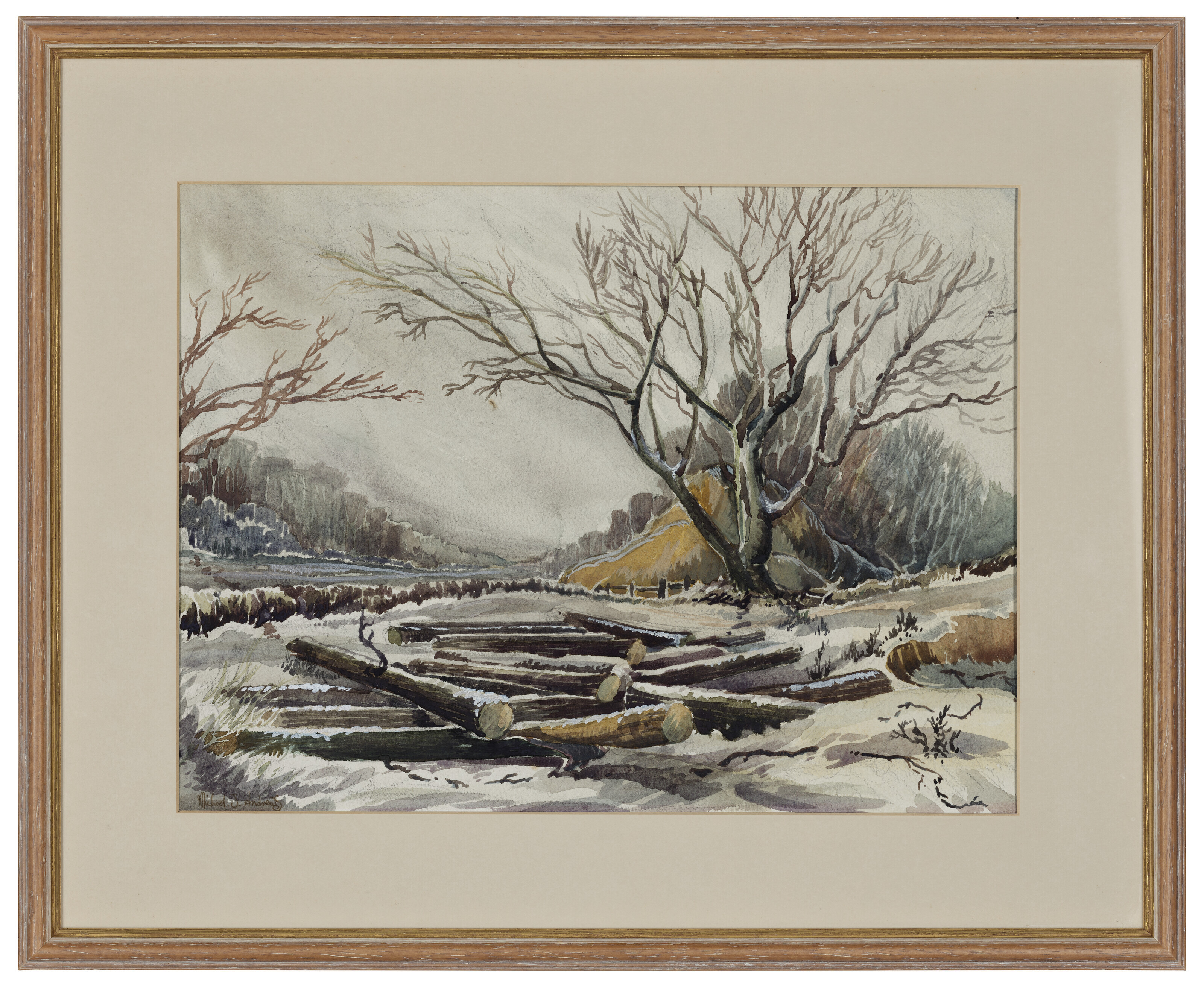 Michael Andrews — Зимний пейзаж, изображение 2