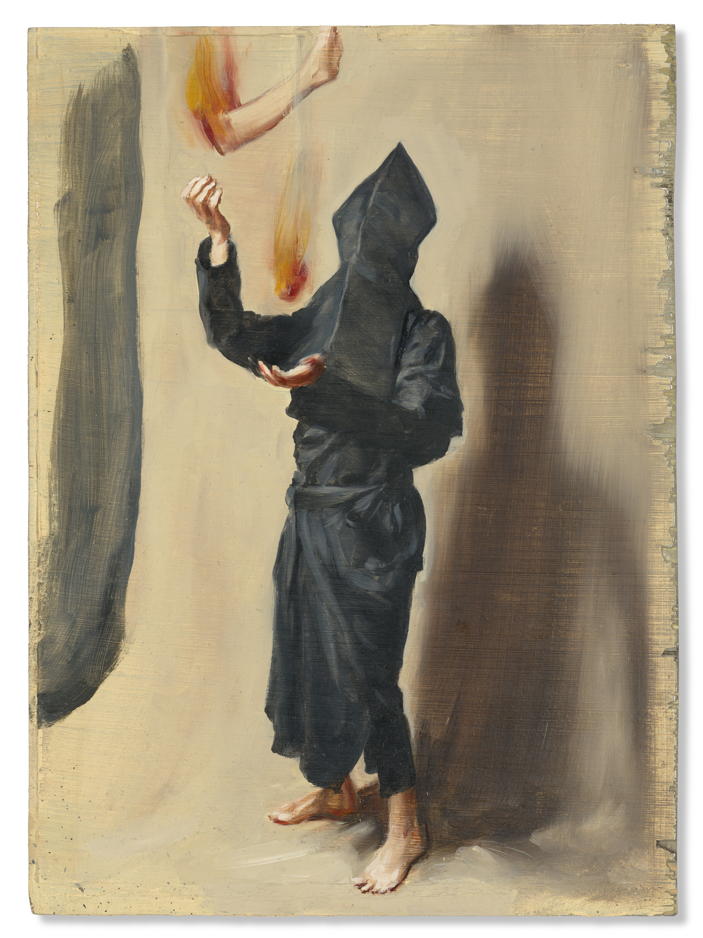 Michaël Borremans — Черная плесень (жонглирование огненными конечностями II)