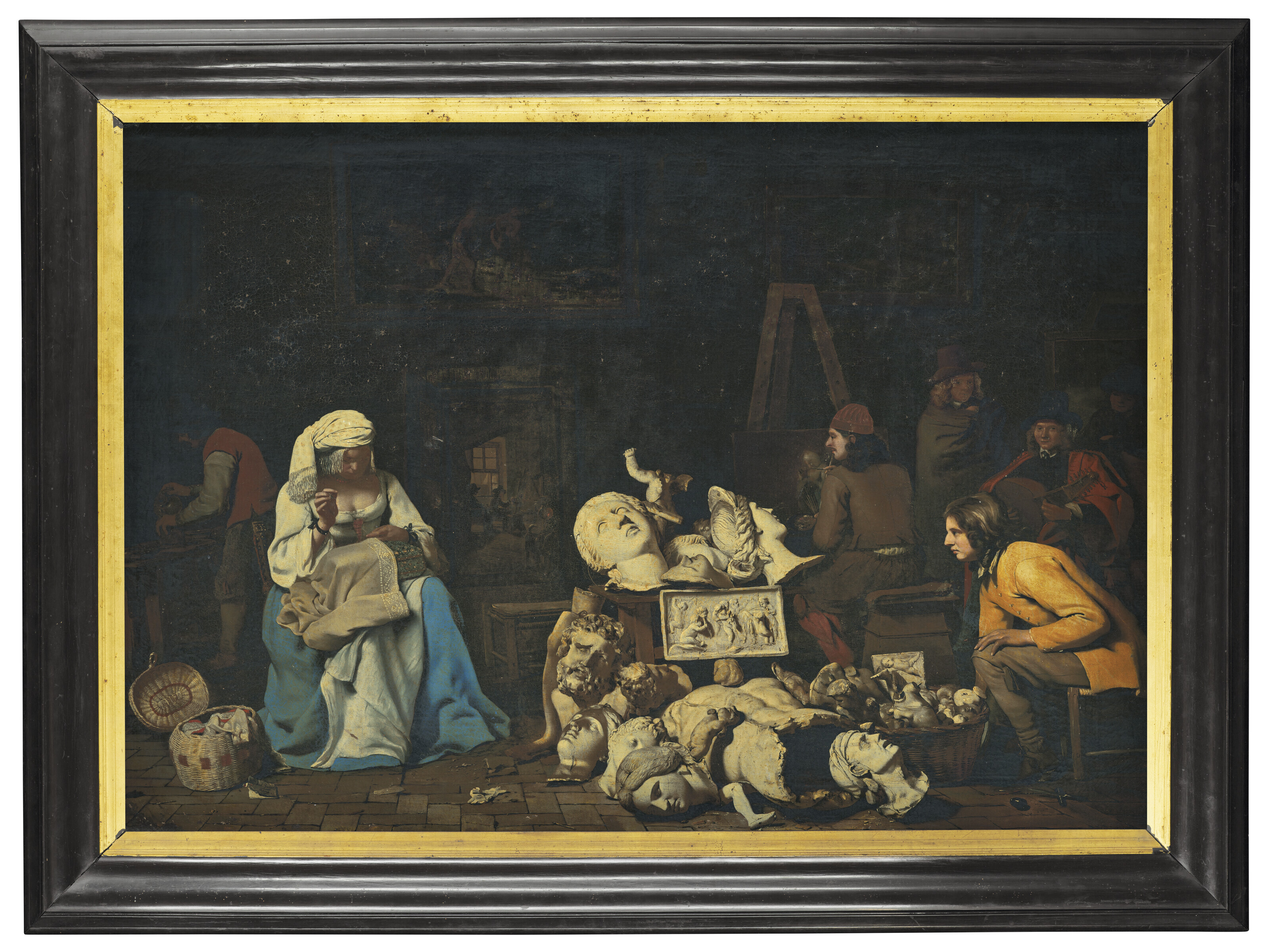 Michael Sweerts — Мастерская художника со швеей, изображение 2