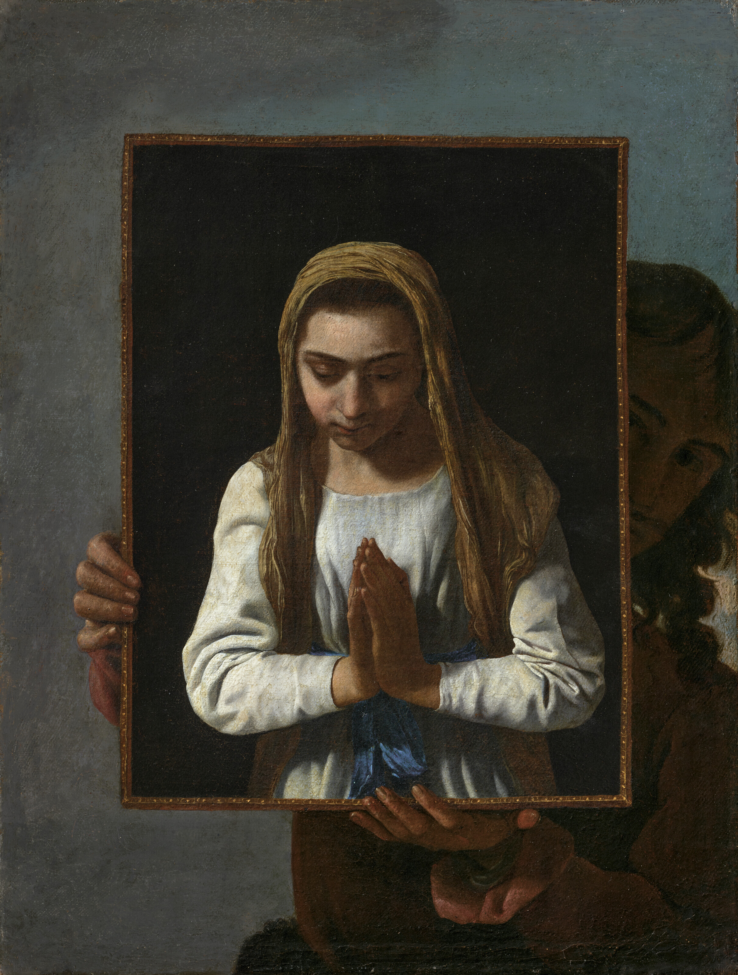 Michael Sweerts — Портрет художника (?), изображающий Богородицу в молитве