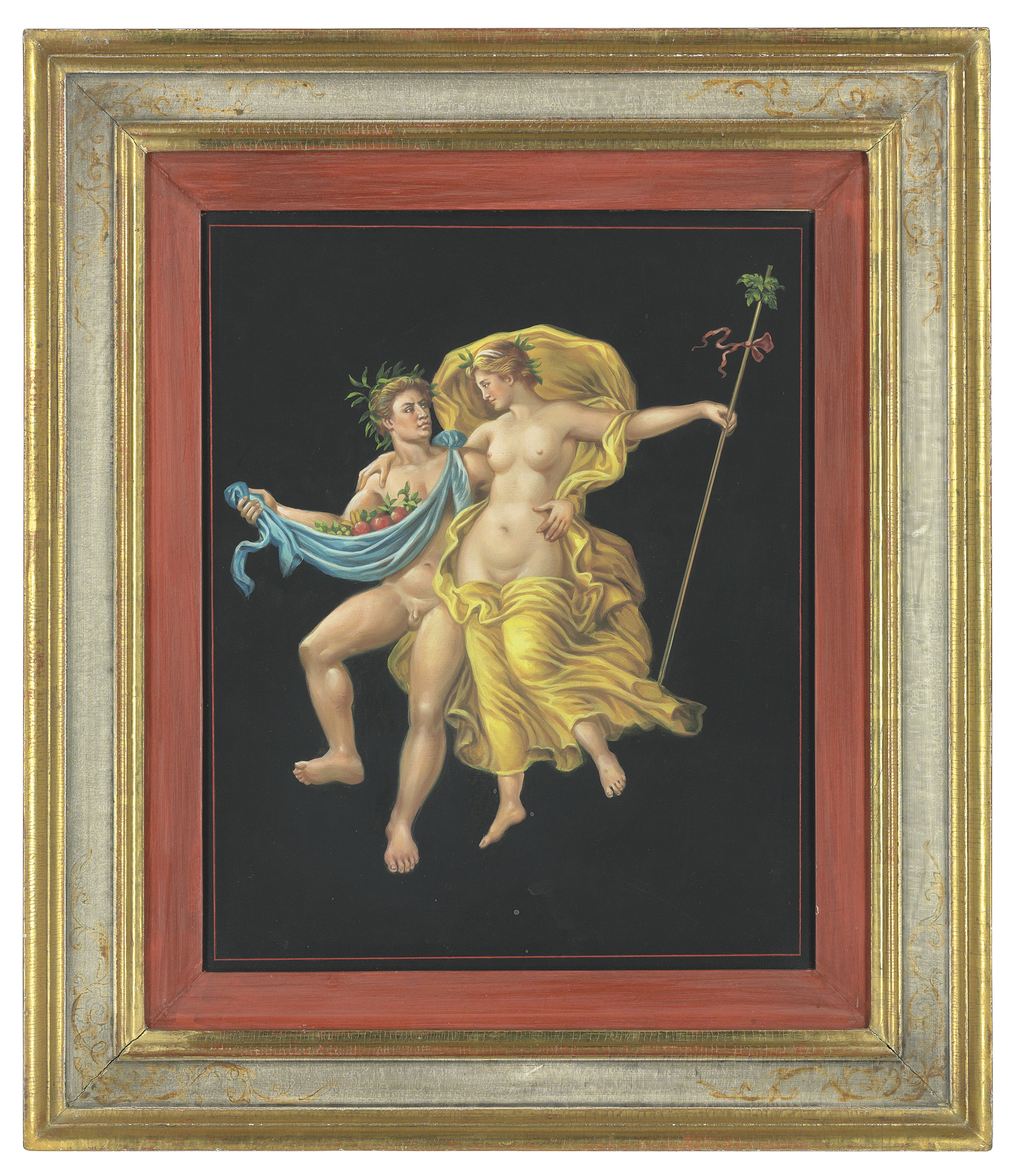 Michelangelo — Аллегорическая фигура верхом на кентавре со связанными руками; Аллегорическая фигура верхом на кентаврице; Женская фигура, кормящая мифологическое существо; и мифологическая пара в драпировках, изображение 5