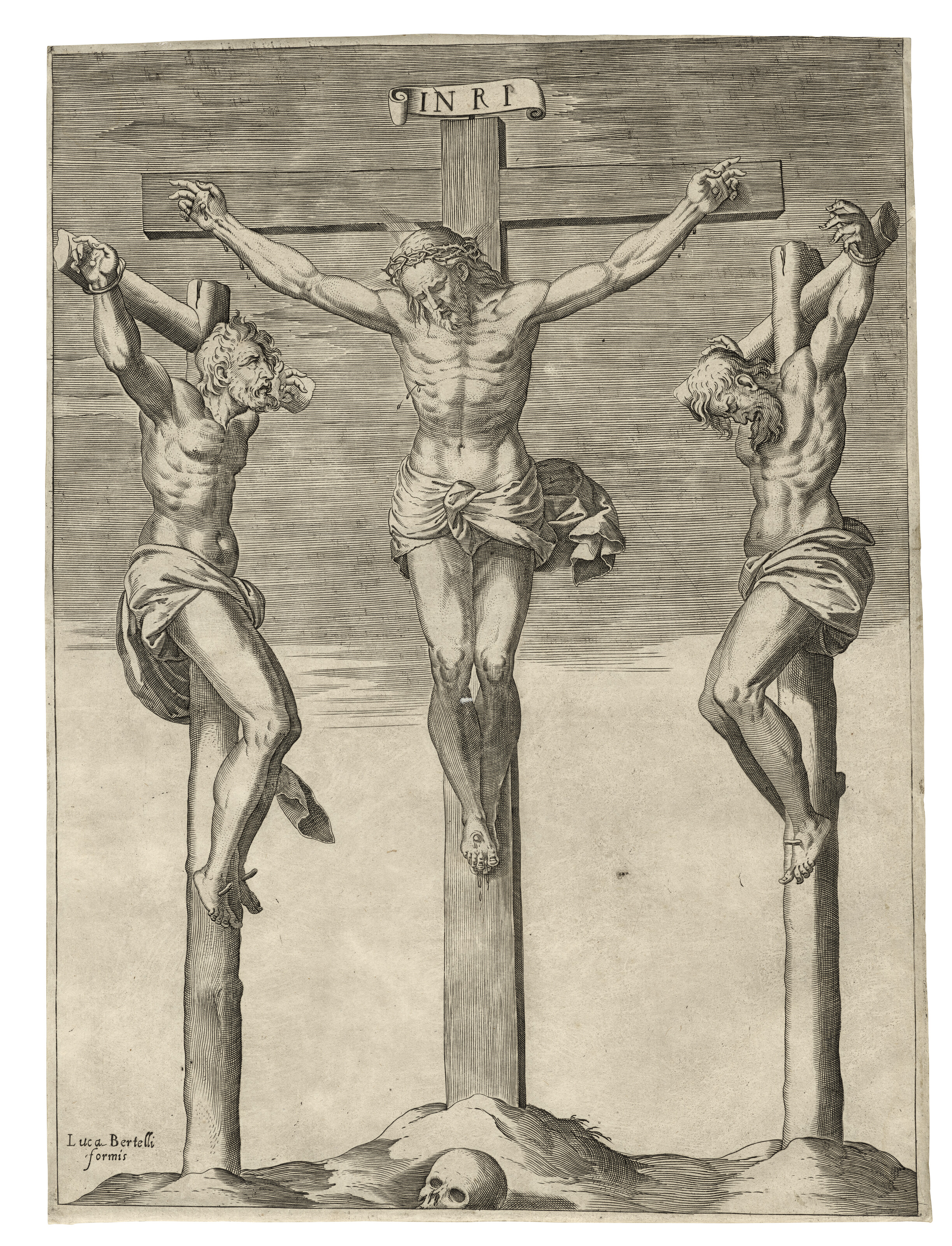 Michelangelo — Две гравюры, изображающие сцены из Нового Завета, изображение 2