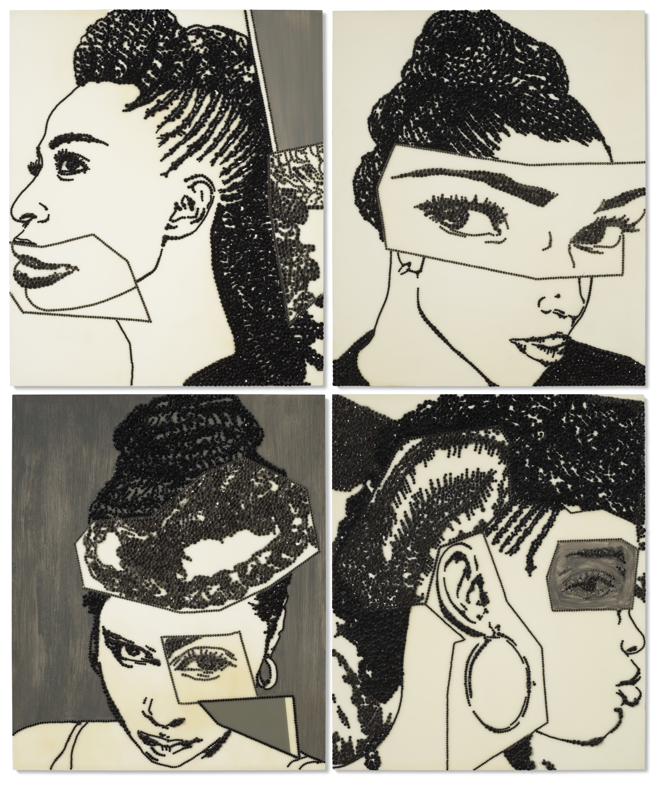 Mickalene Thomas — Портрет с прической №16