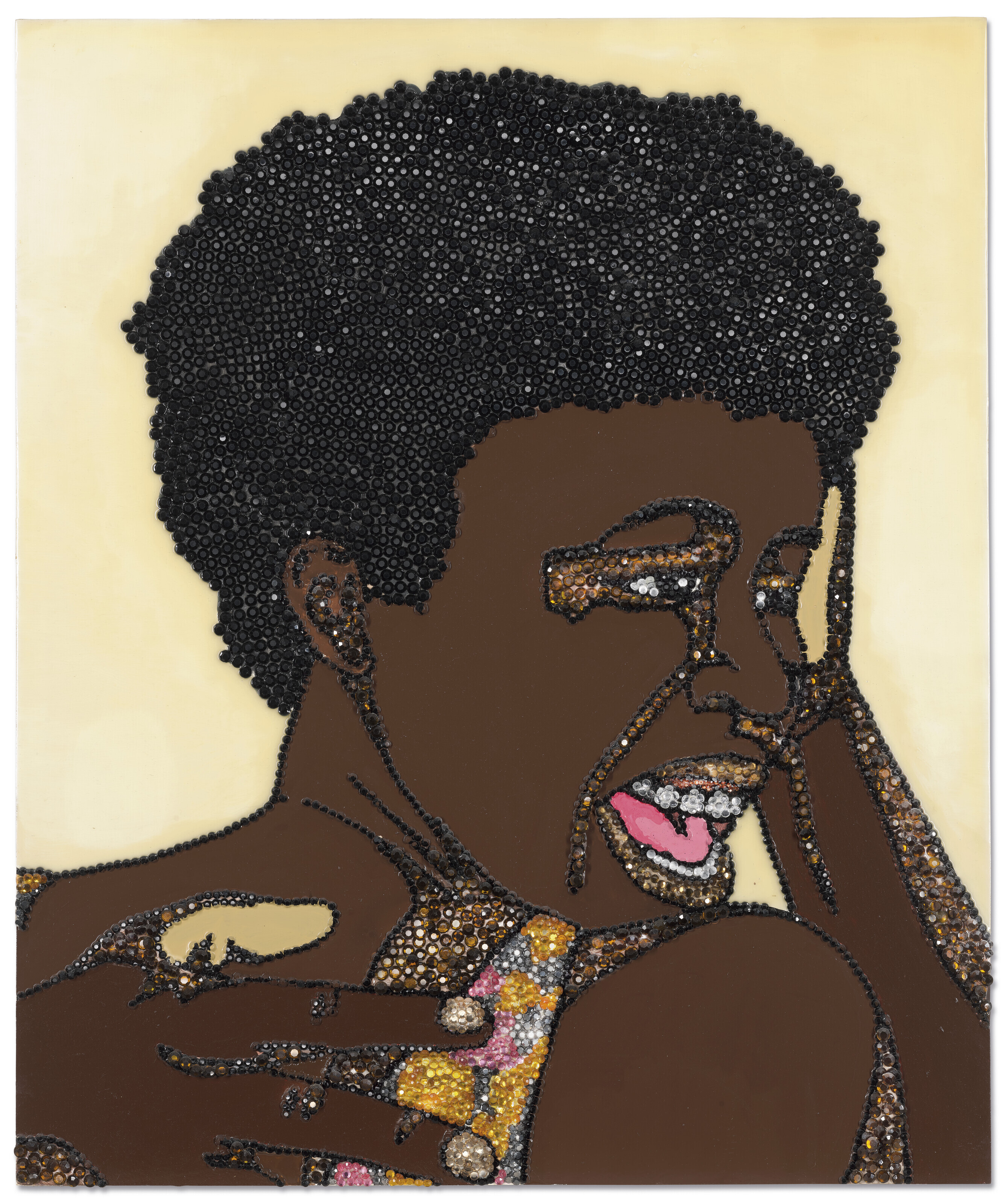 Mickalene Thomas — Портрет борца №5