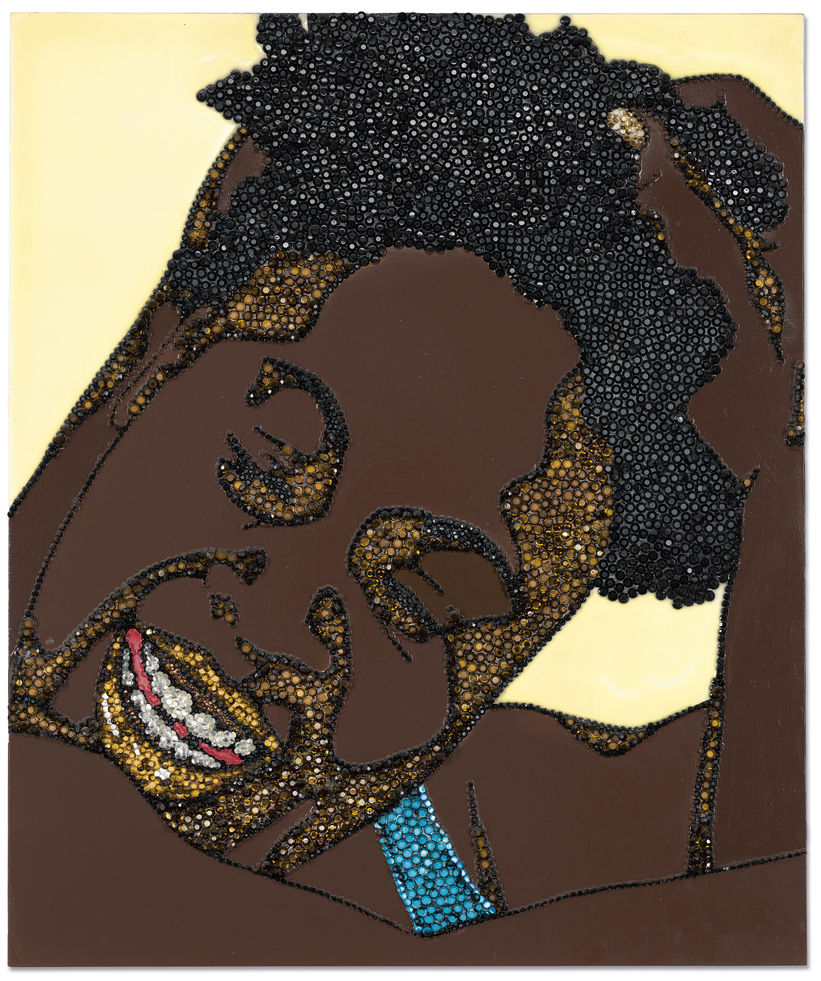 Mickalene Thomas — Портрет борца №9