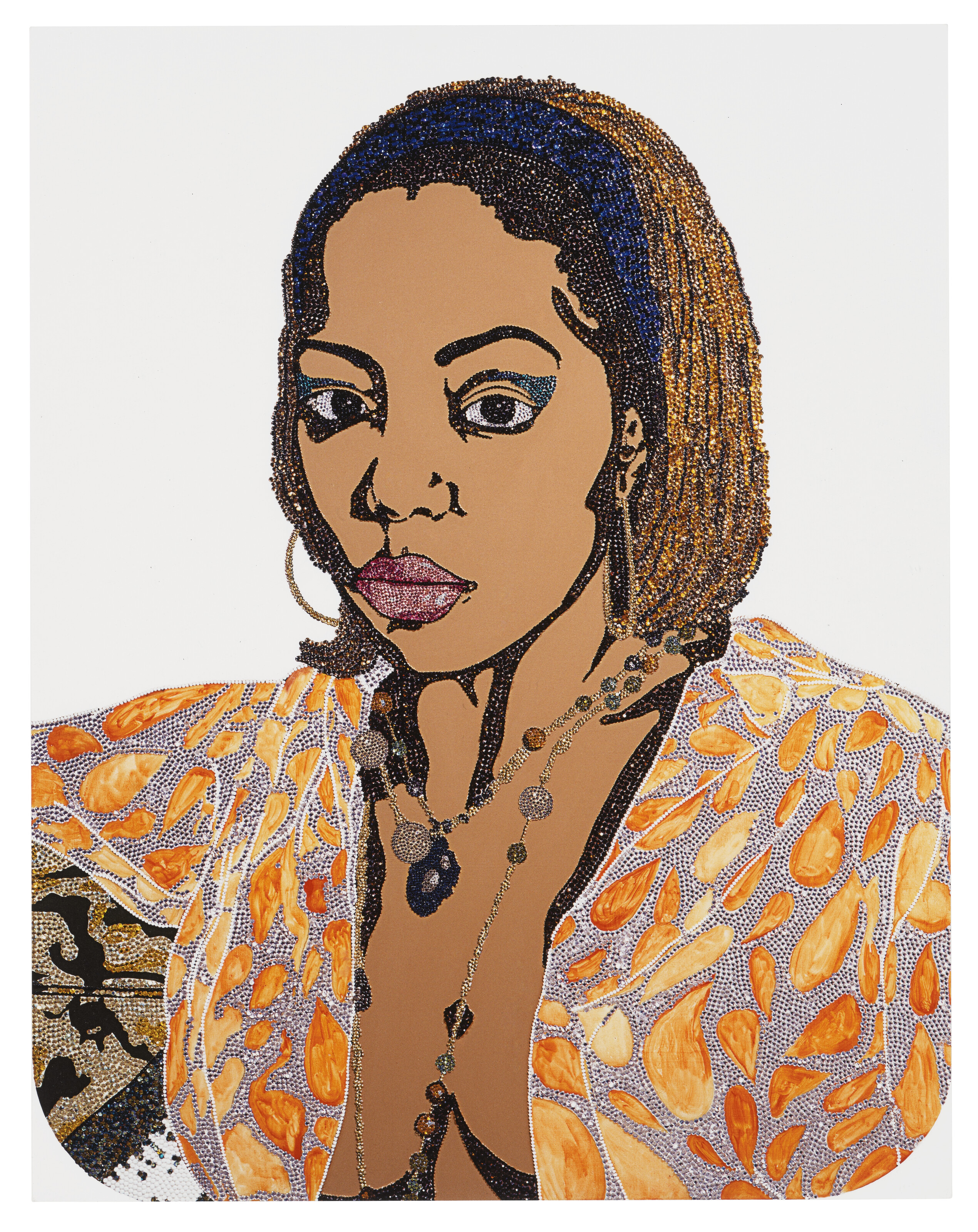 Mickalene Thomas — Портрет прекрасной шестифутовой девочки №1