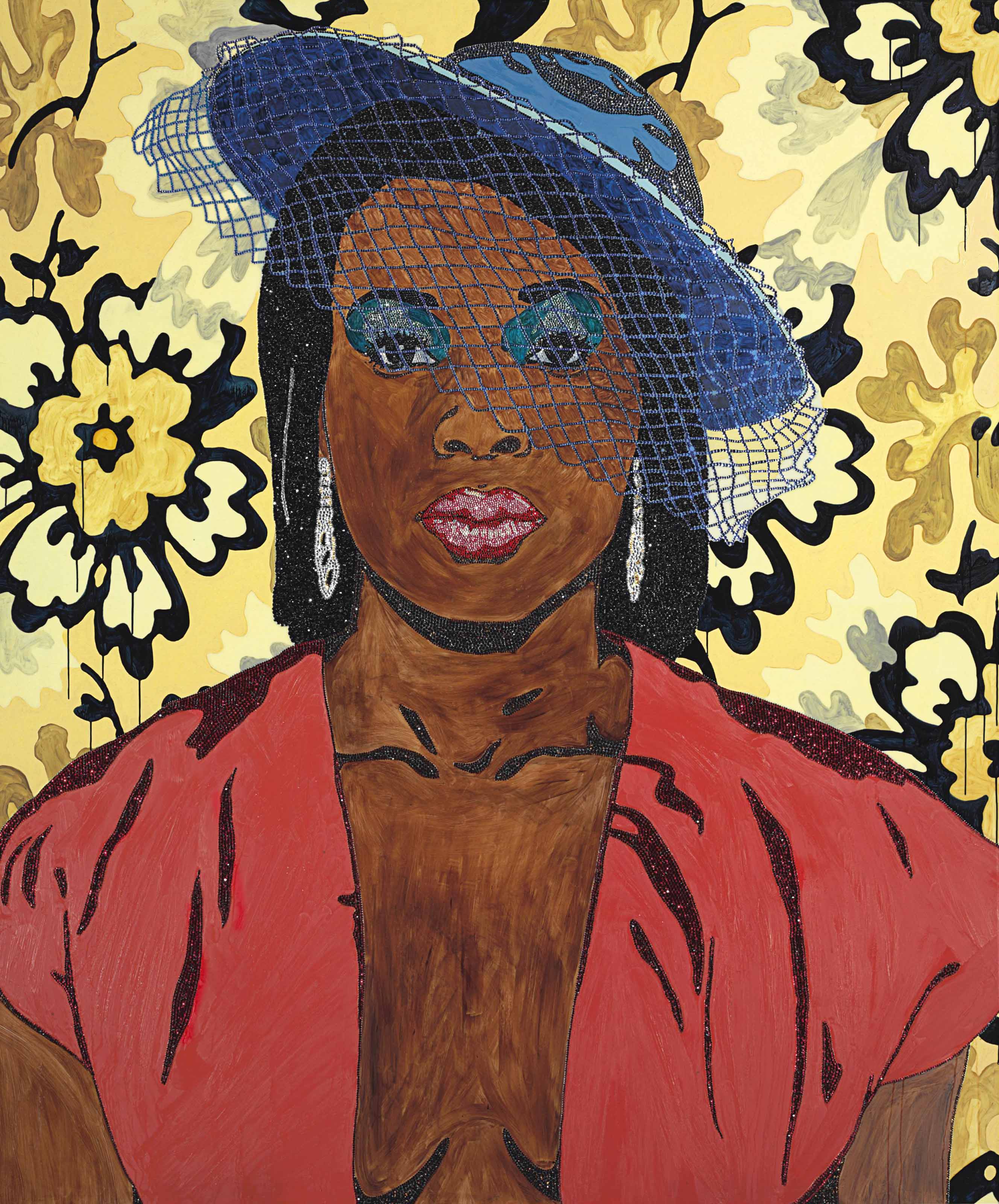 Mickalene Thomas — Кусукуза, Настоящая красавица Негресс #1