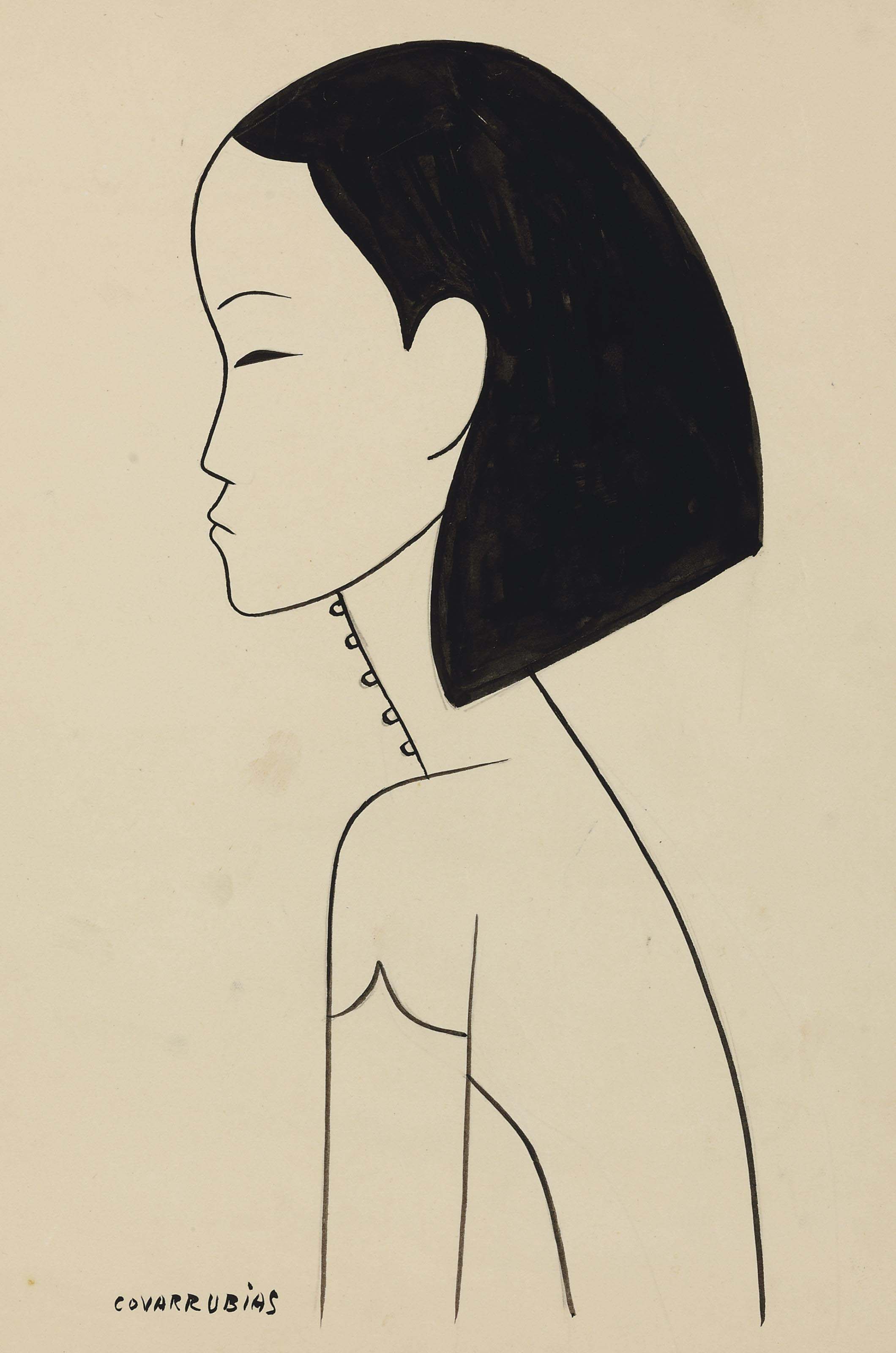Miguel Covarrubias — Китайская девушка