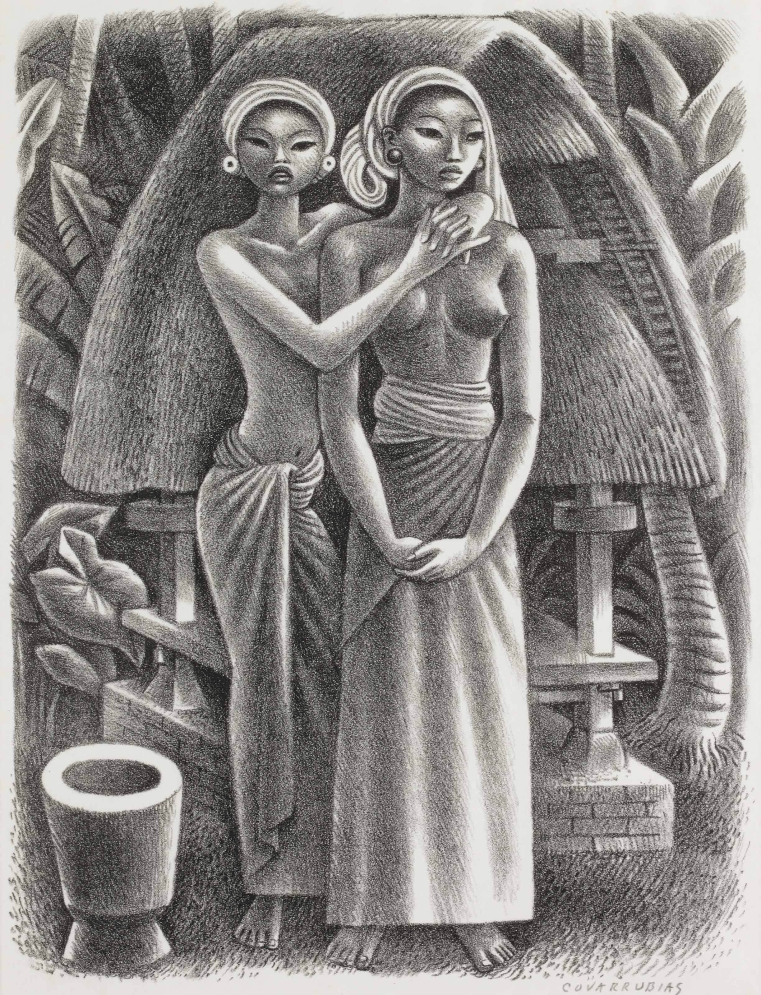Miguel Covarrubias — Рисовое зернохранилище, Бали