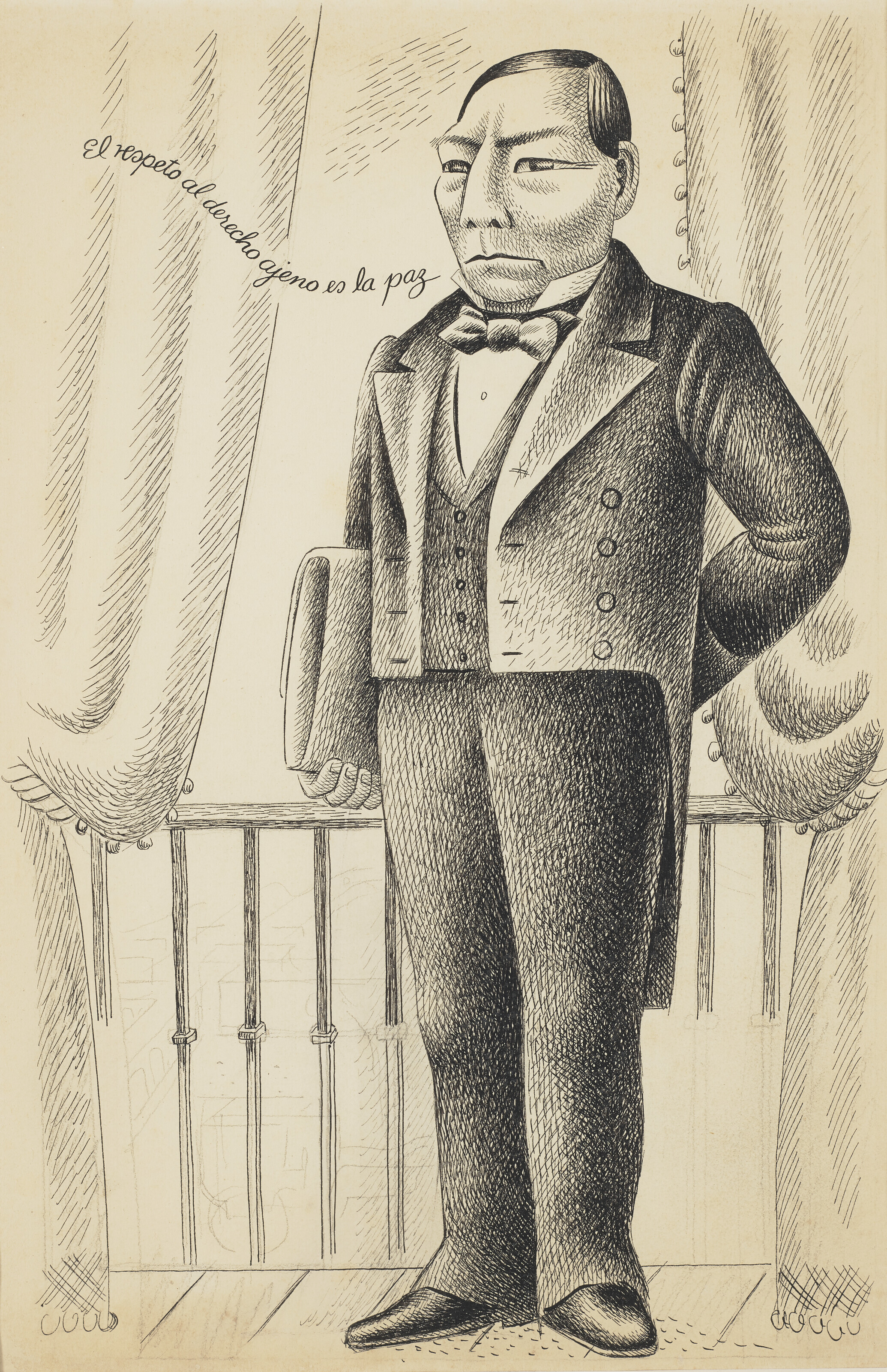 Miguel Covarrubias — Бенито Хуарес