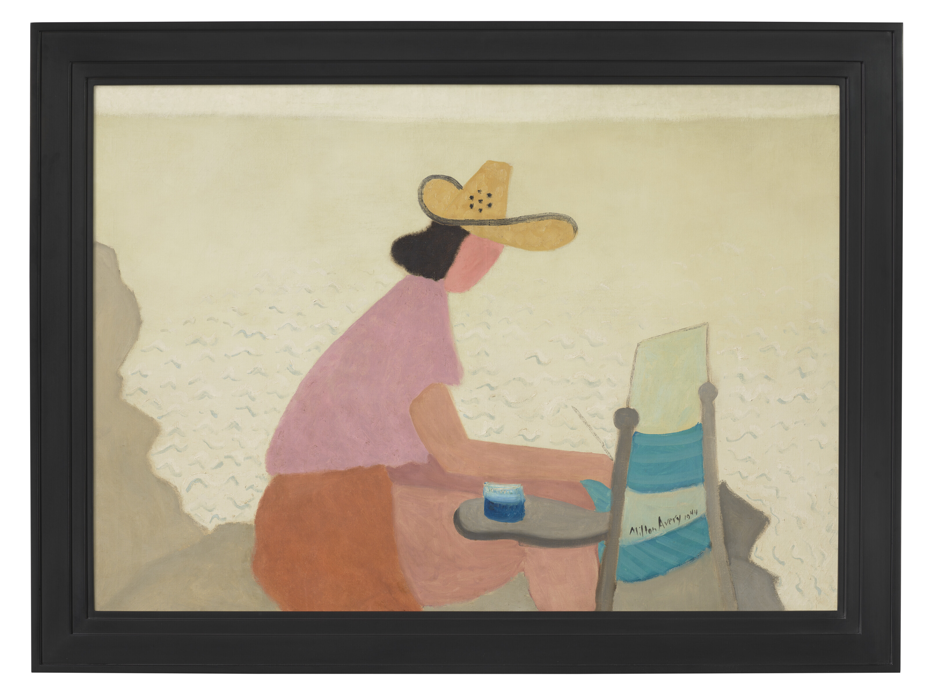 Milton Avery — Женщина на берегу моря, изображение 3