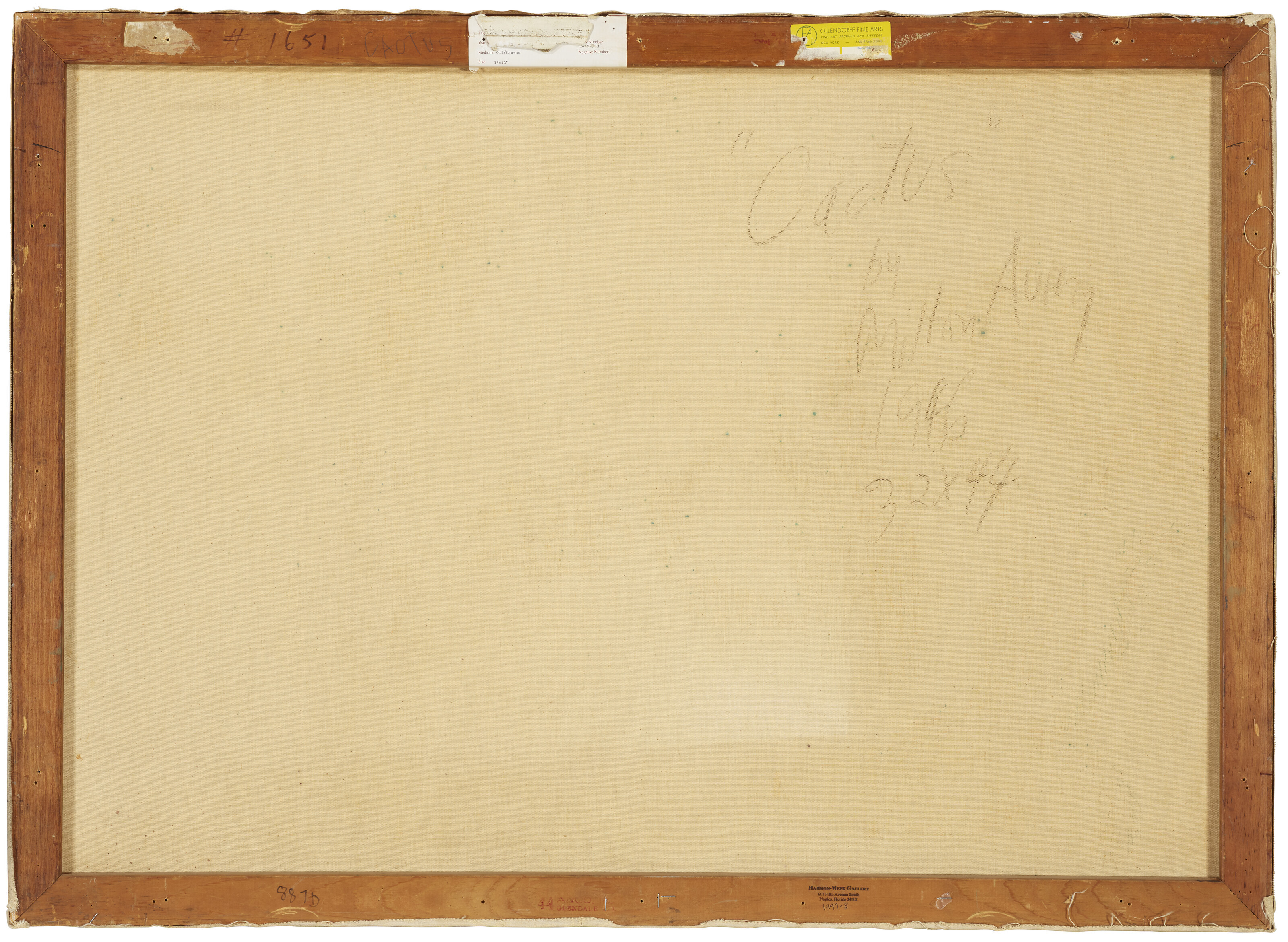 Milton Avery — Кактус, изображение 3