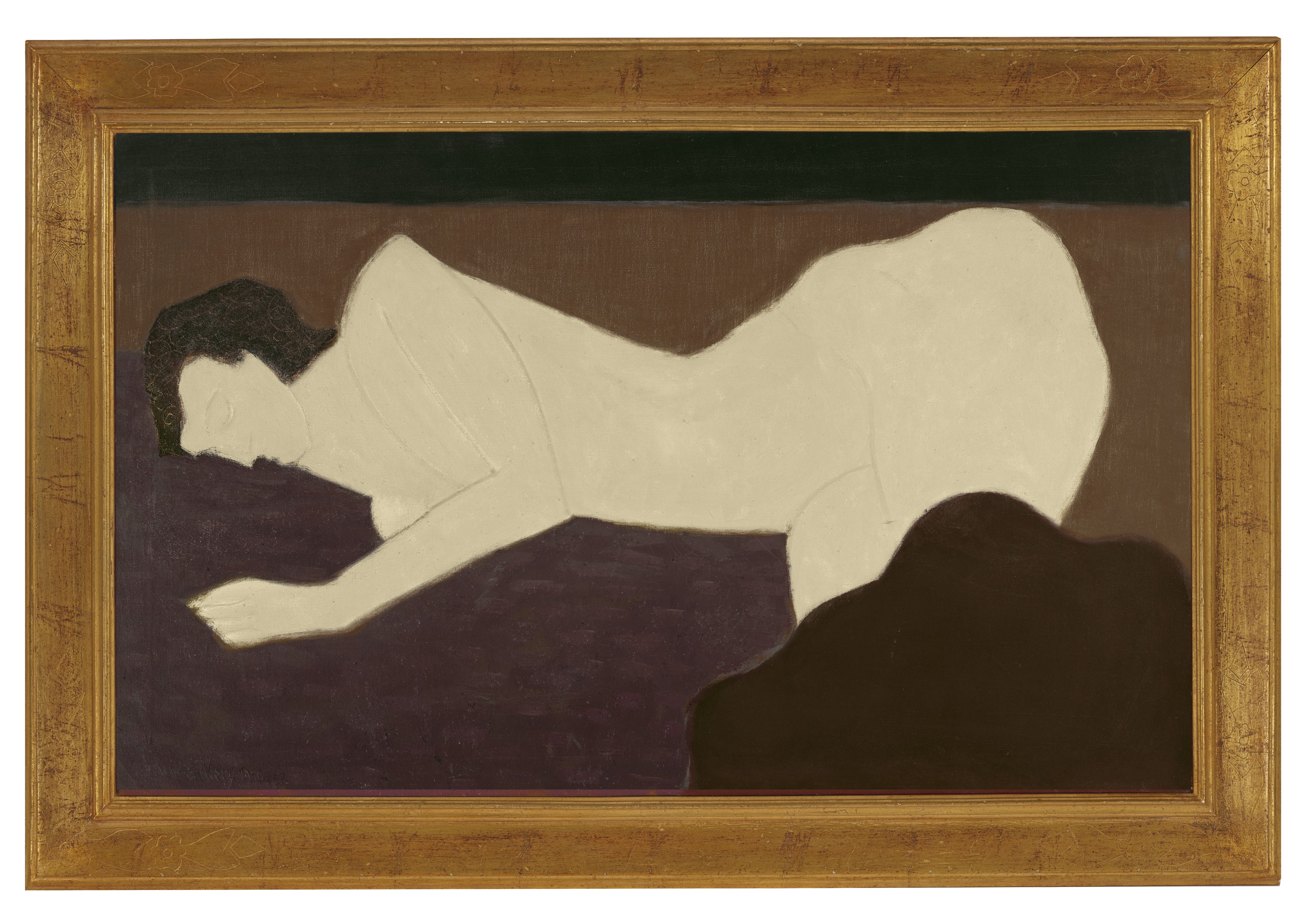Milton Avery — Спит обнаженный, изображение 2
