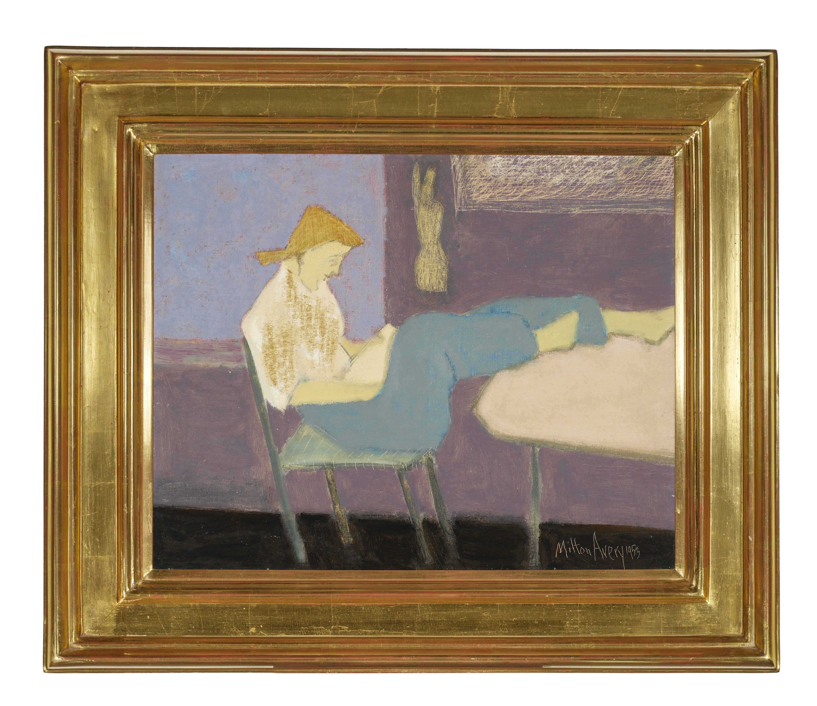 Milton Avery — Без названия (Читатель), изображение 2