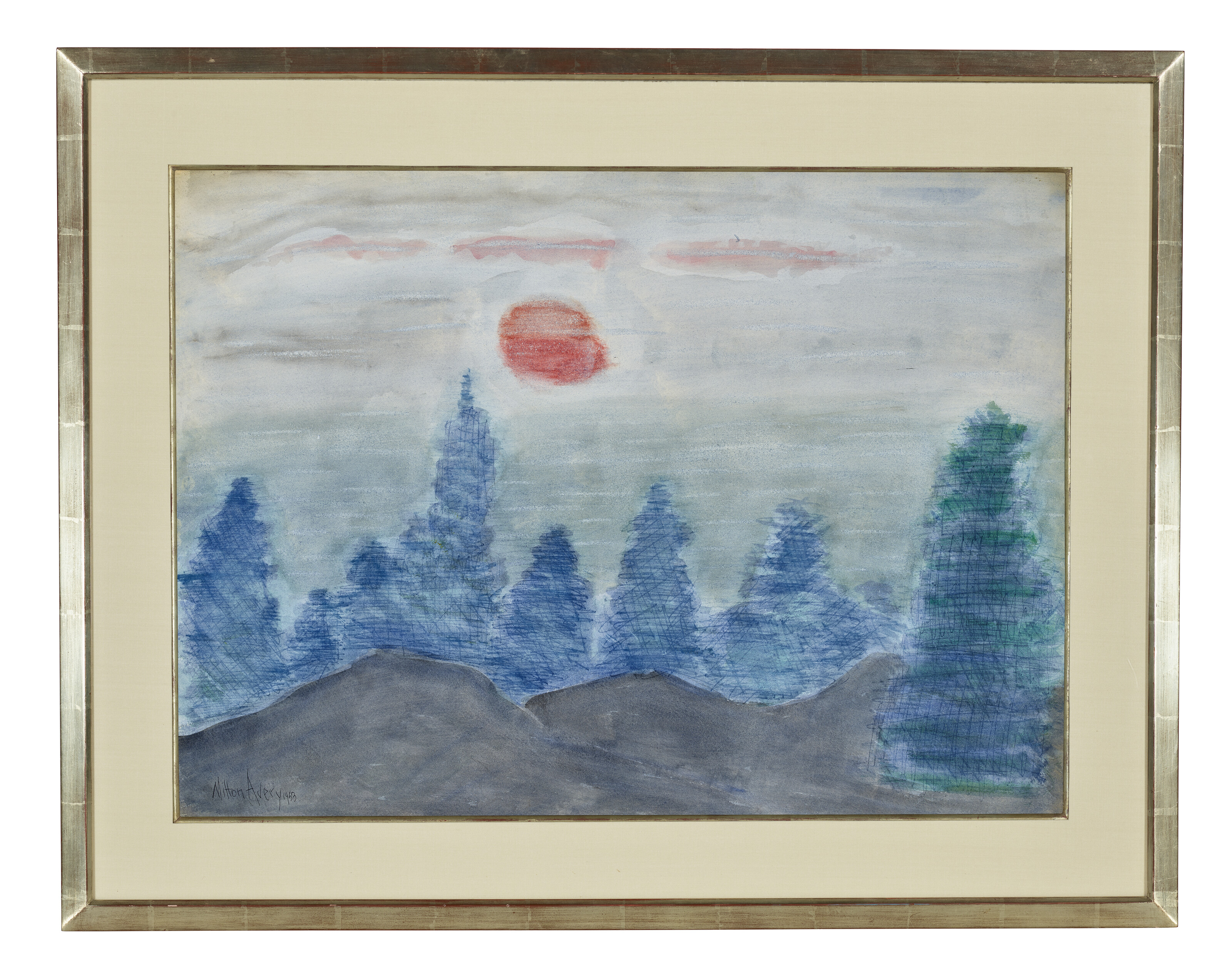 Milton Avery — Солнце Над Елями, изображение 2
