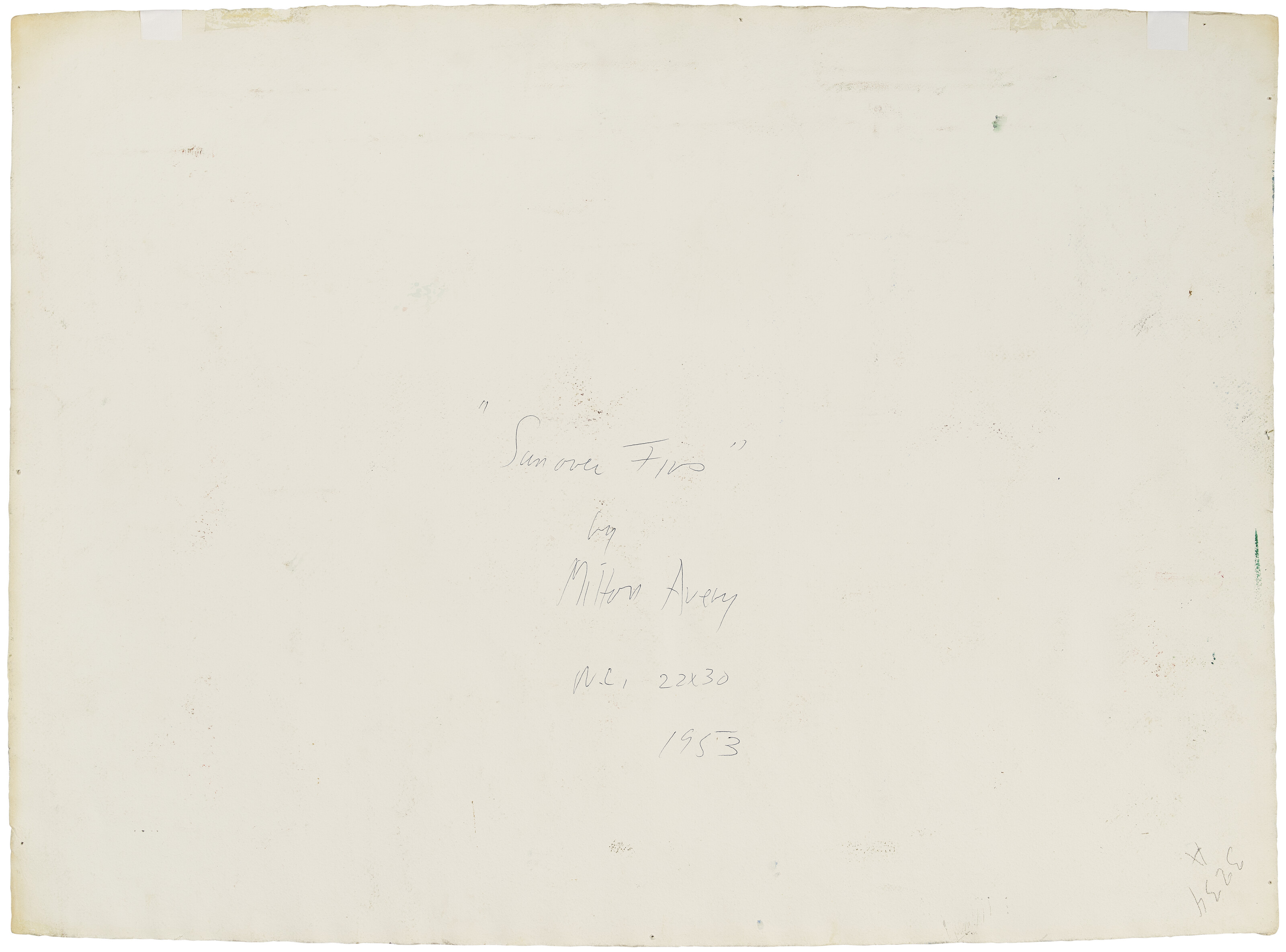 Milton Avery — Солнце Над Елями, изображение 4