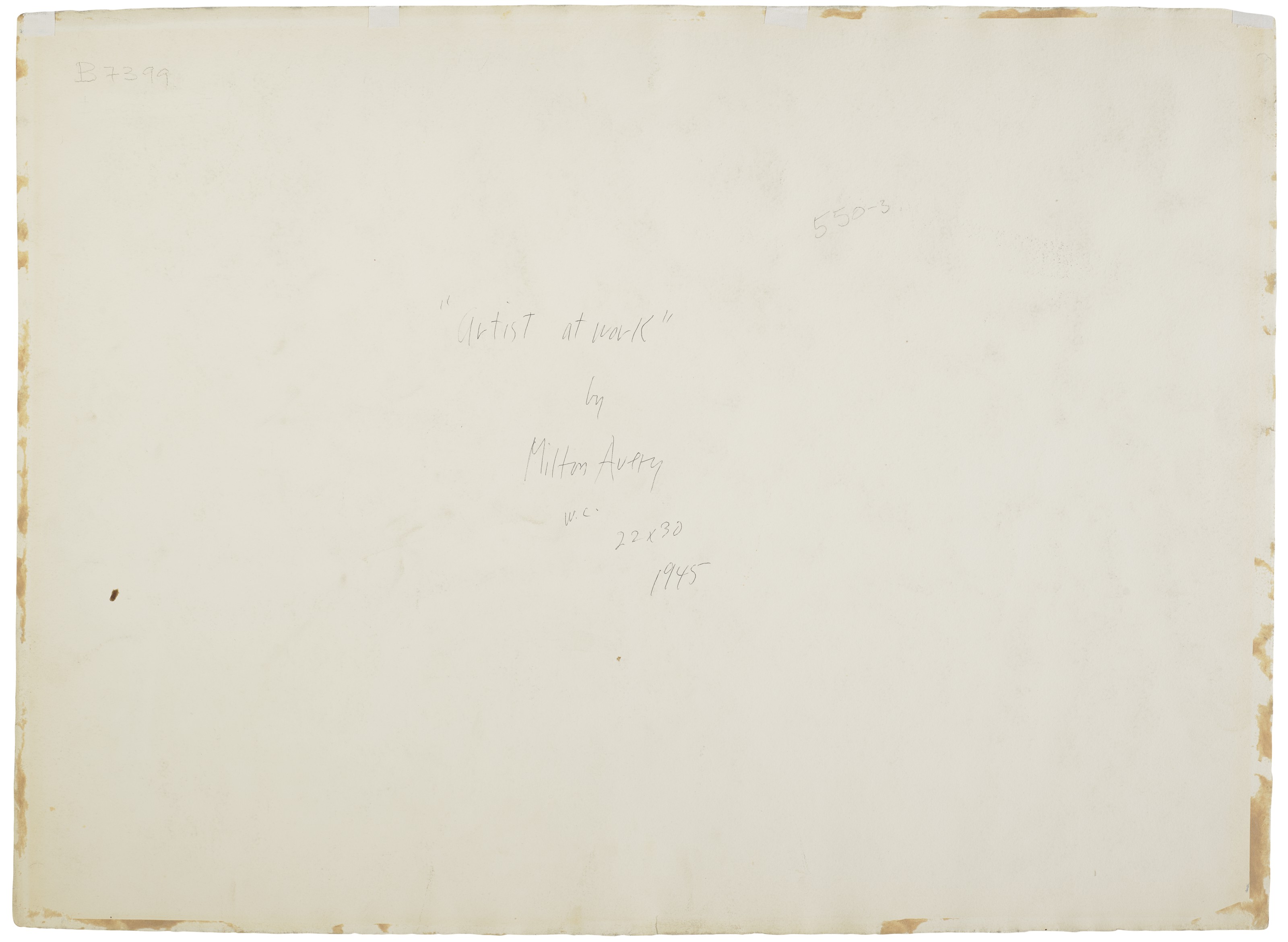 Milton Avery — Художник за работой, изображение 4