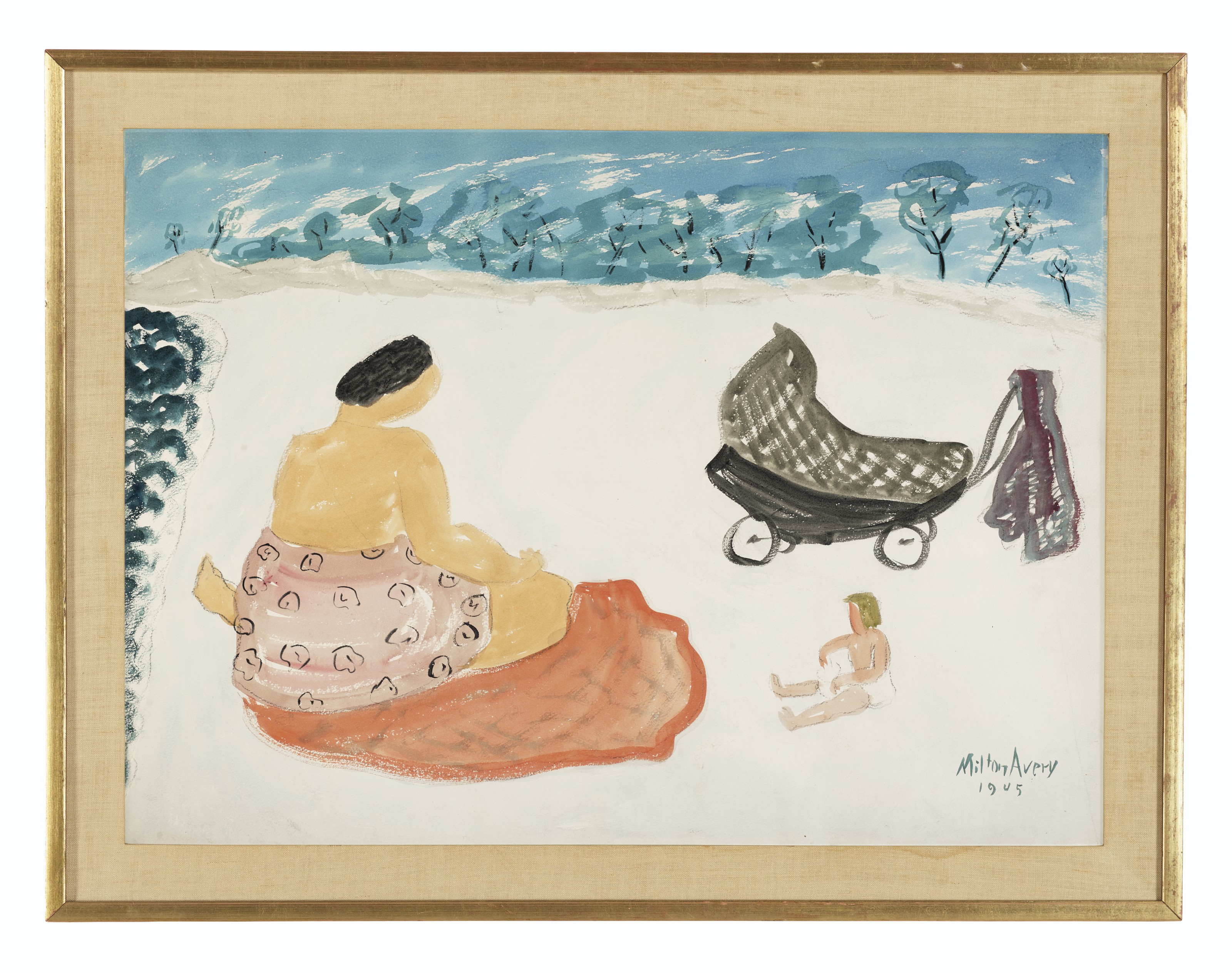 Milton Avery — Семейная прогулка, изображение 2