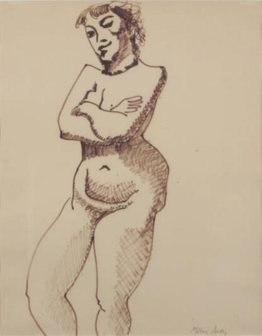 Milton Avery — Дерзкая Обнаженная натура