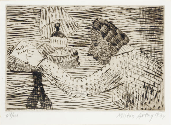 Milton Avery — Моя жена Салли (5-й Лунный день)
