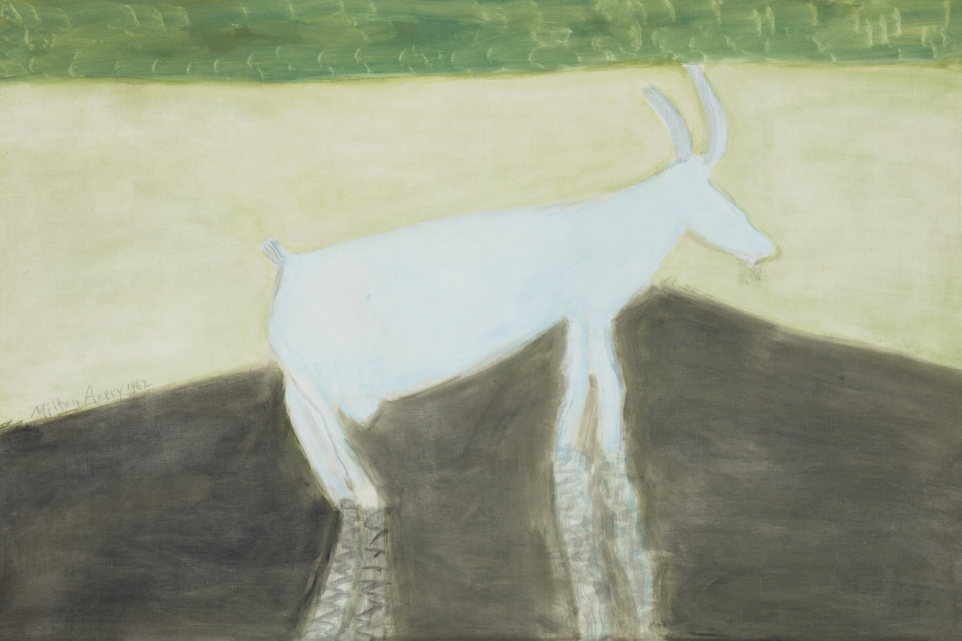 Milton Avery — Переход козла вброд