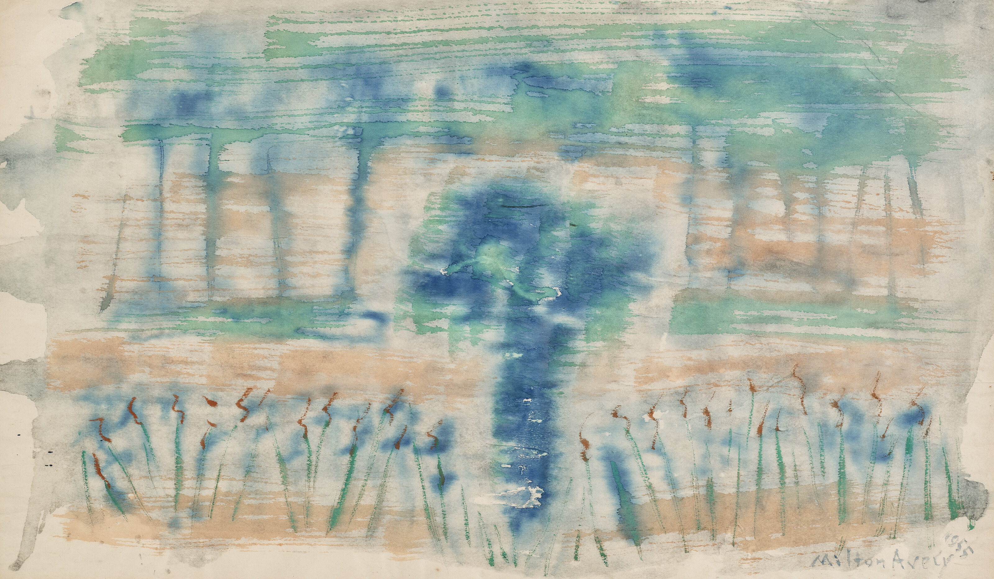 Milton Avery — Камыши
