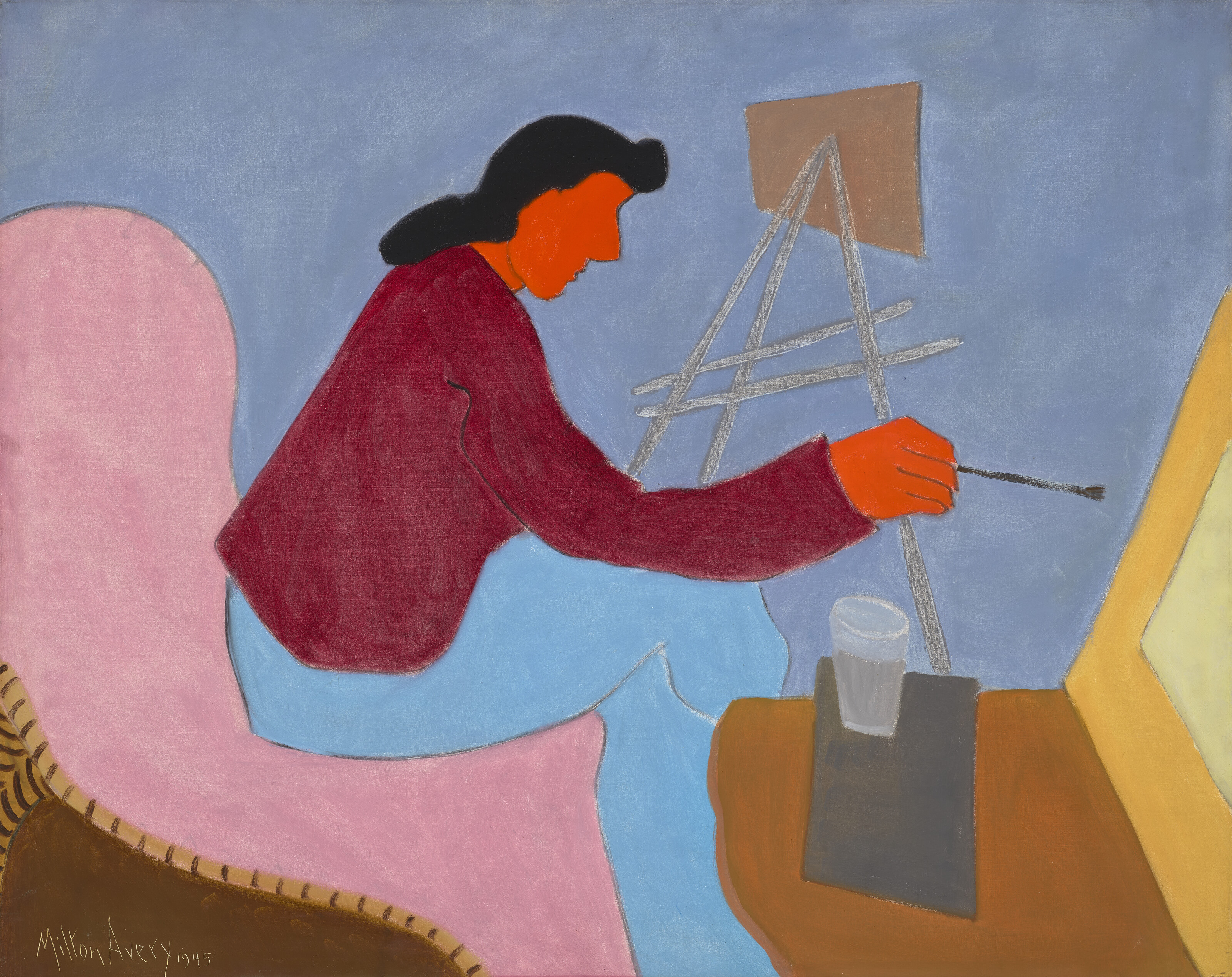 Milton Avery — Женщина-художник