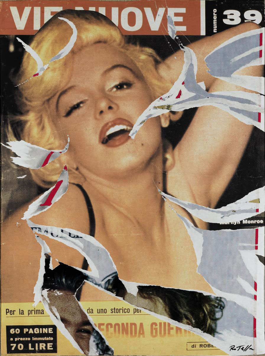 Mimmo Rotella — Мэрилин сторика