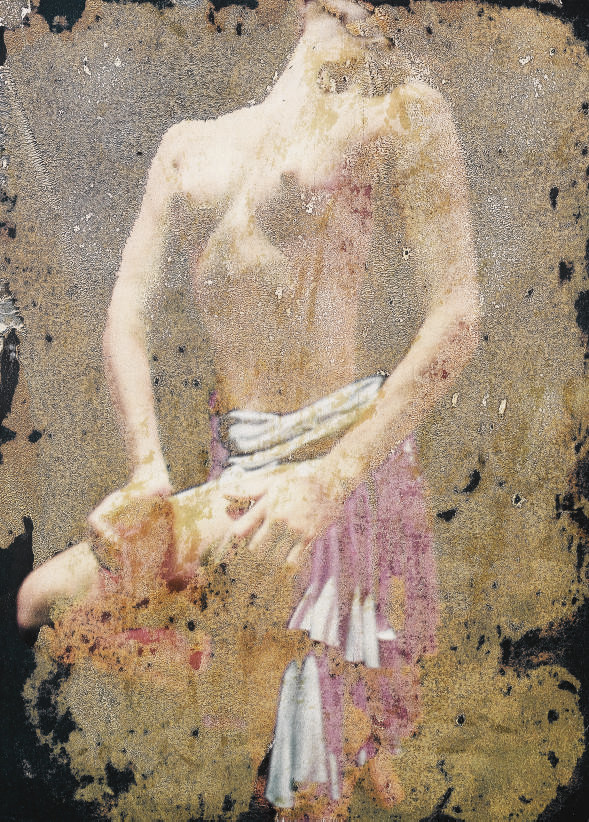 Mimmo Rotella — Лото из двух опер: а) "Фирма и дата Ротеллы", 71 год (в барельефе "синистра с картона поддержки"); название и фирма Эстаси, авторская опера Миммо Ротеллы, Катандзаро, Агосто, 1987 год (в стиле ретро), 25,5х18,2 см, копия 1971 года, Авторская опера Фонда Миммо Ротеллы., Милан, артикул 0659 EF 971/000 b) Площадь титулов фирмы и датато Ротелла, 70 (в нижнем и нижнем углу), размер, см 32x24, Коллекция 1970 года, Подлинник Фонда Миммо Ротелла, Милан, артикул 0661 FR 970/000 (2)