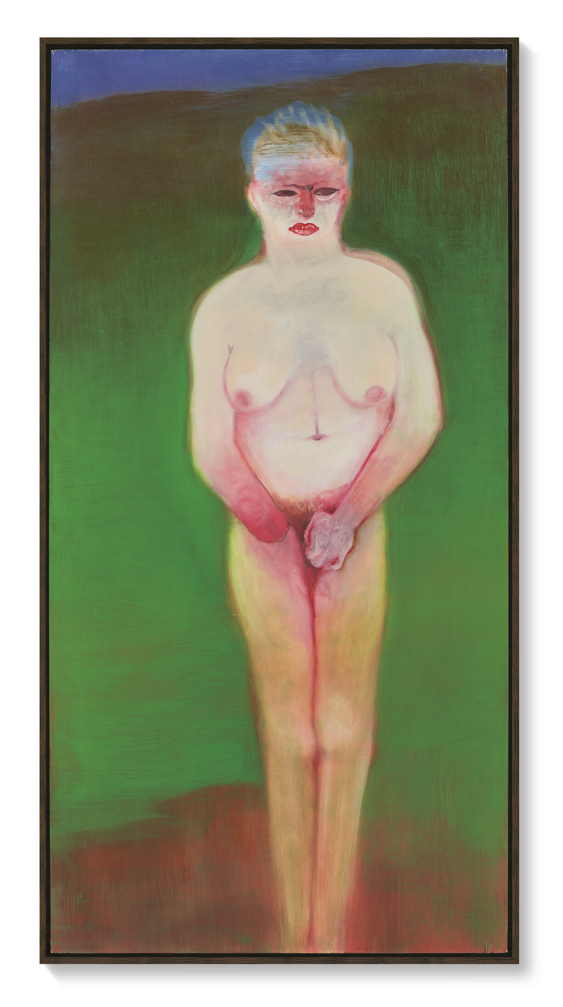 Miriam Cahn — херумштехен, 9. + 29.1. + 13.4.17 (стоят вокруг, 9. + 29.1. + 13.4.17), изображение 2