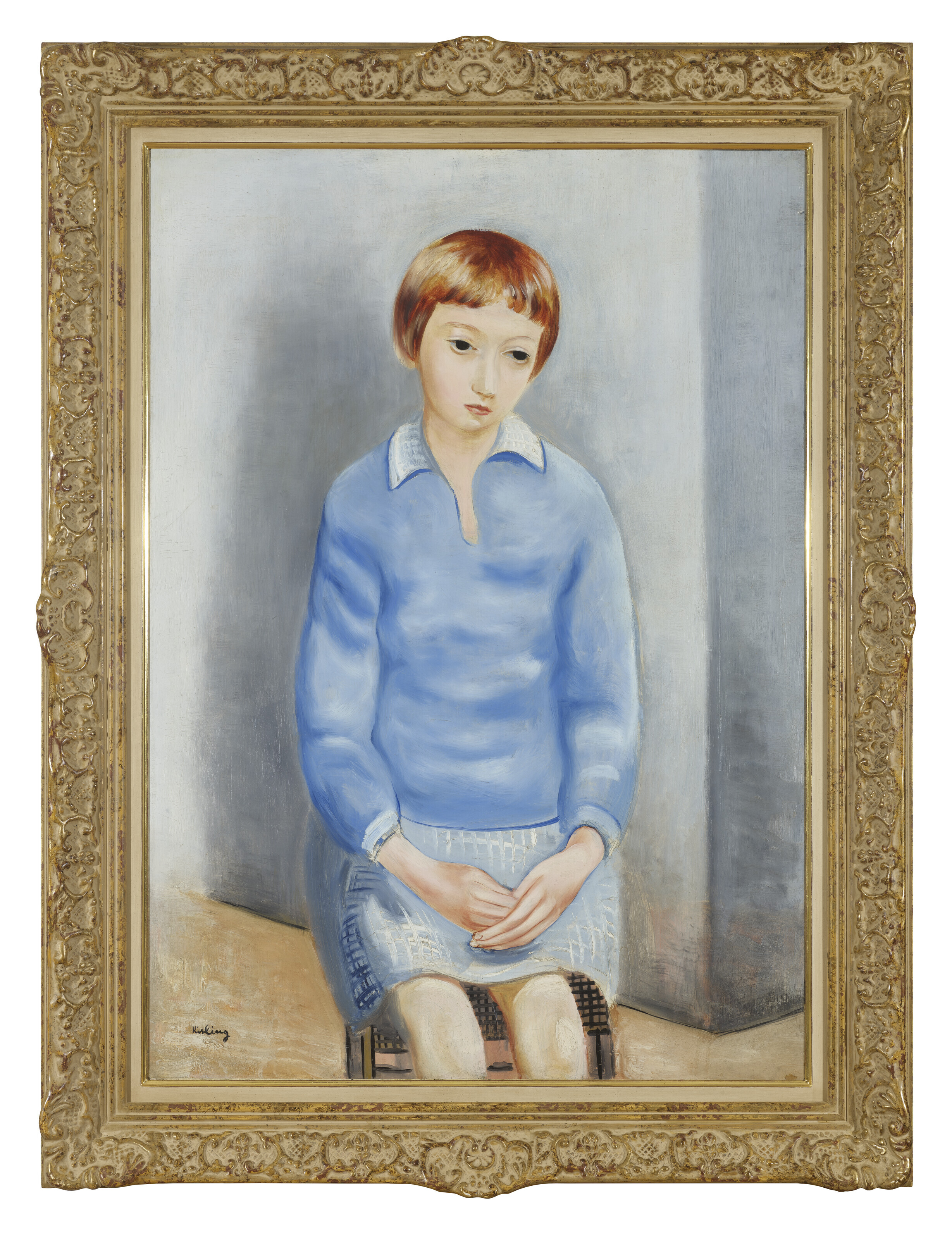 Moise Kisling — Портрет мадемуазель Л. Мишо, изображение 2