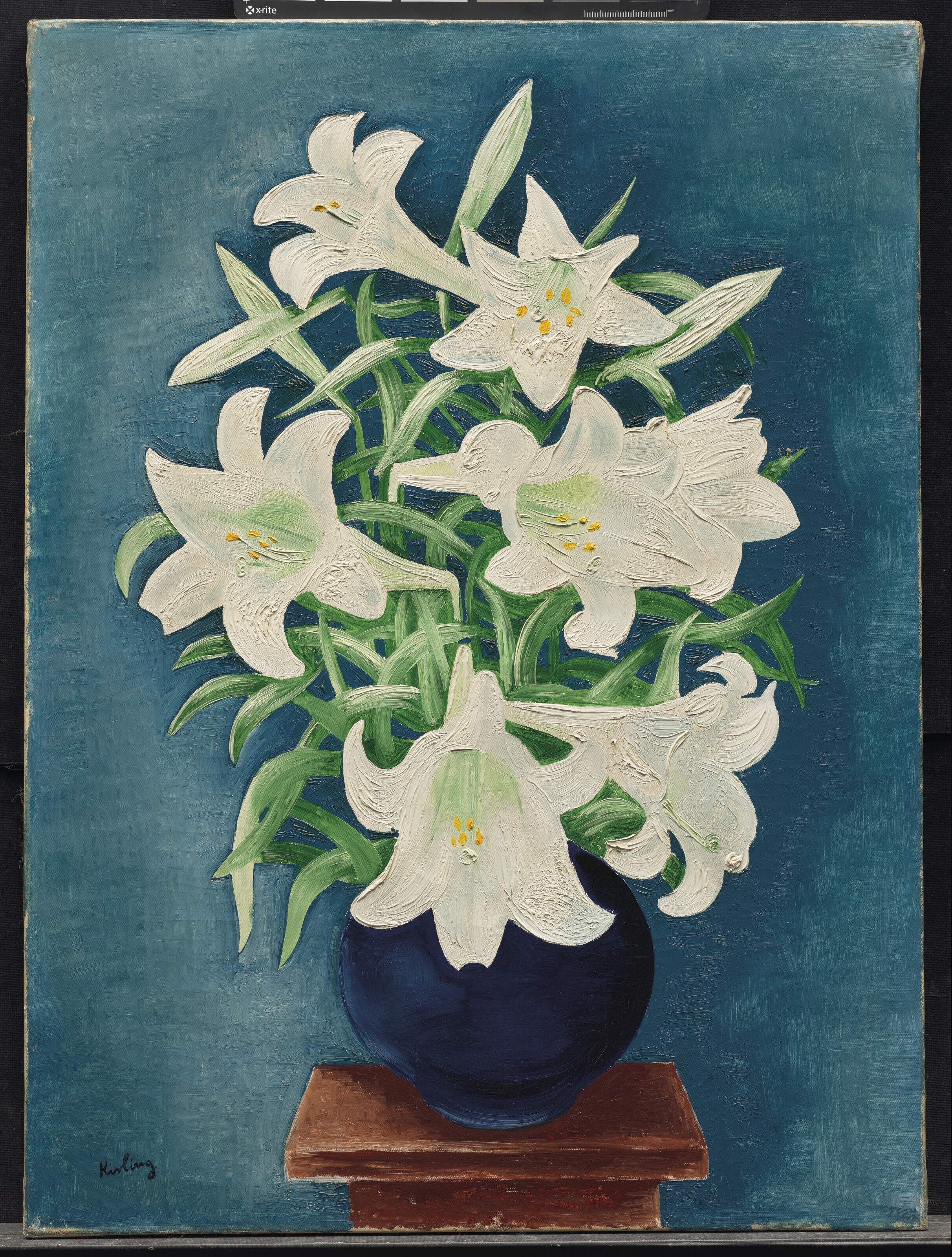 Moise Kisling — Ваза де лис, изображение 2