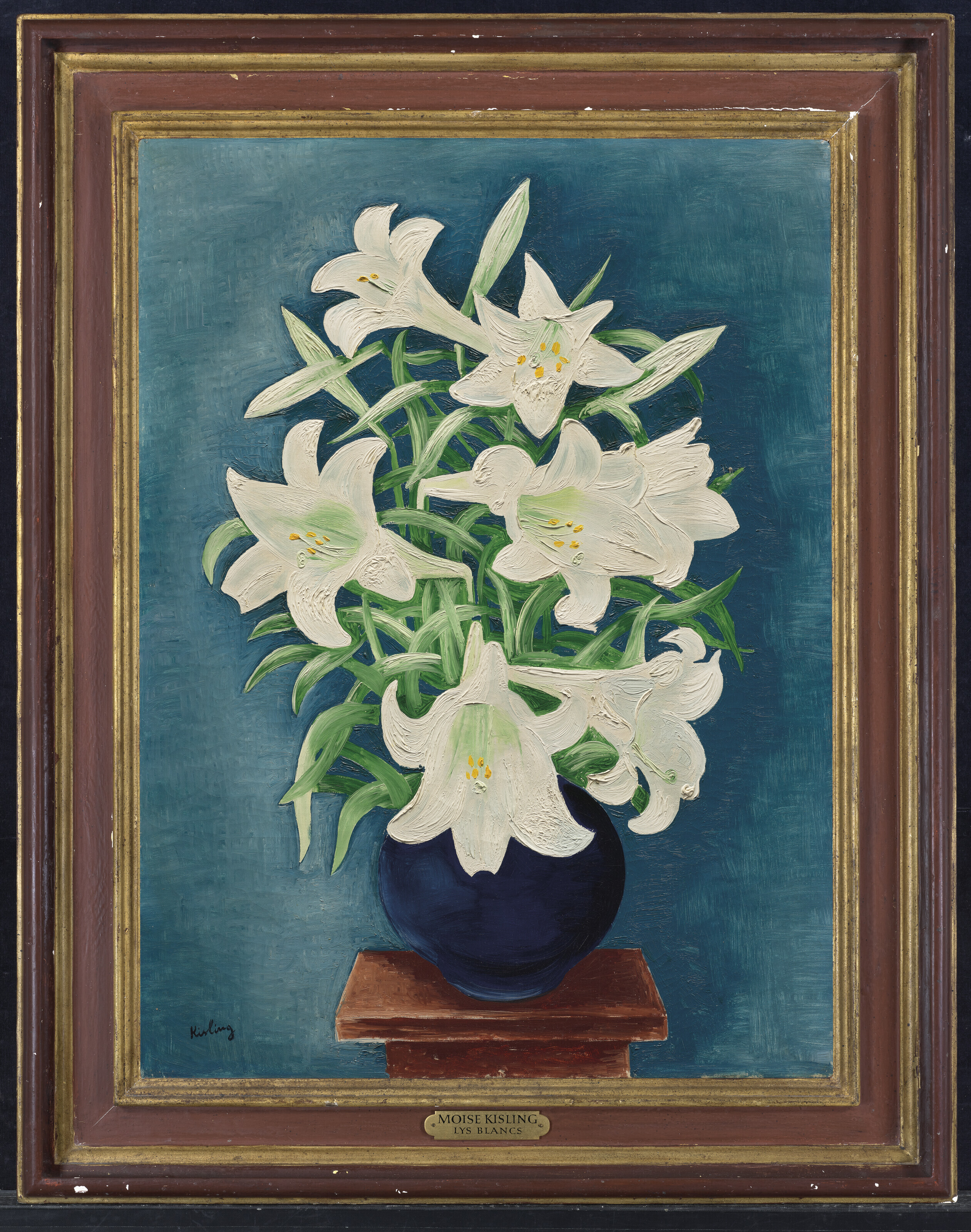 Moise Kisling — Ваза де лис, изображение 4