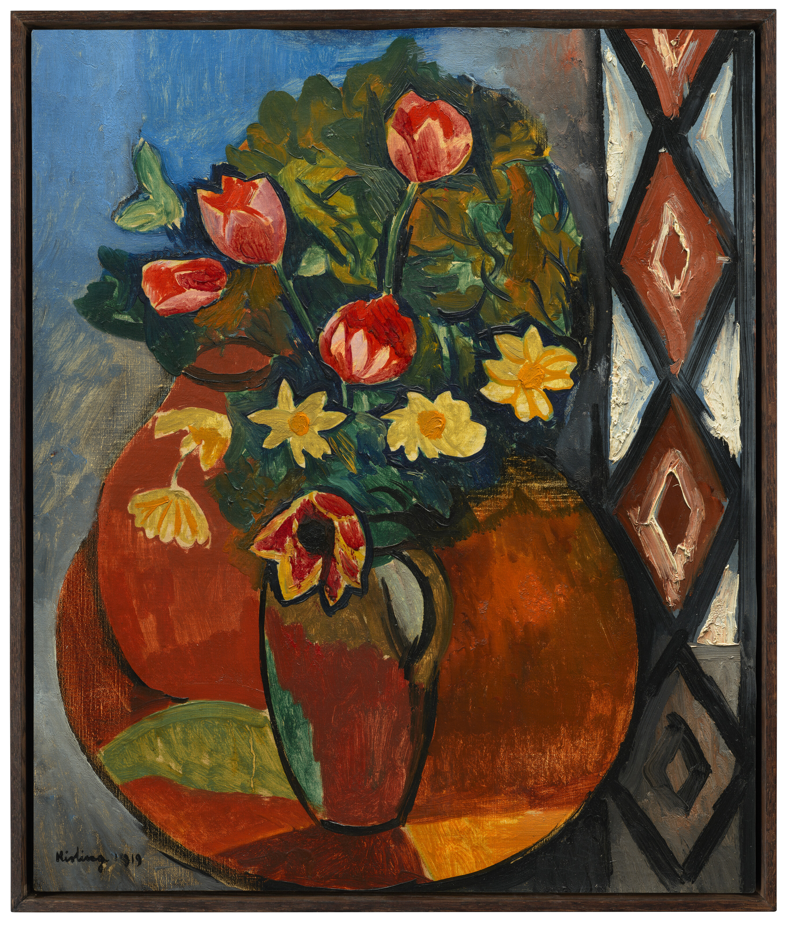 Moise Kisling — Тюльпаны и нарциссы, изображение 4